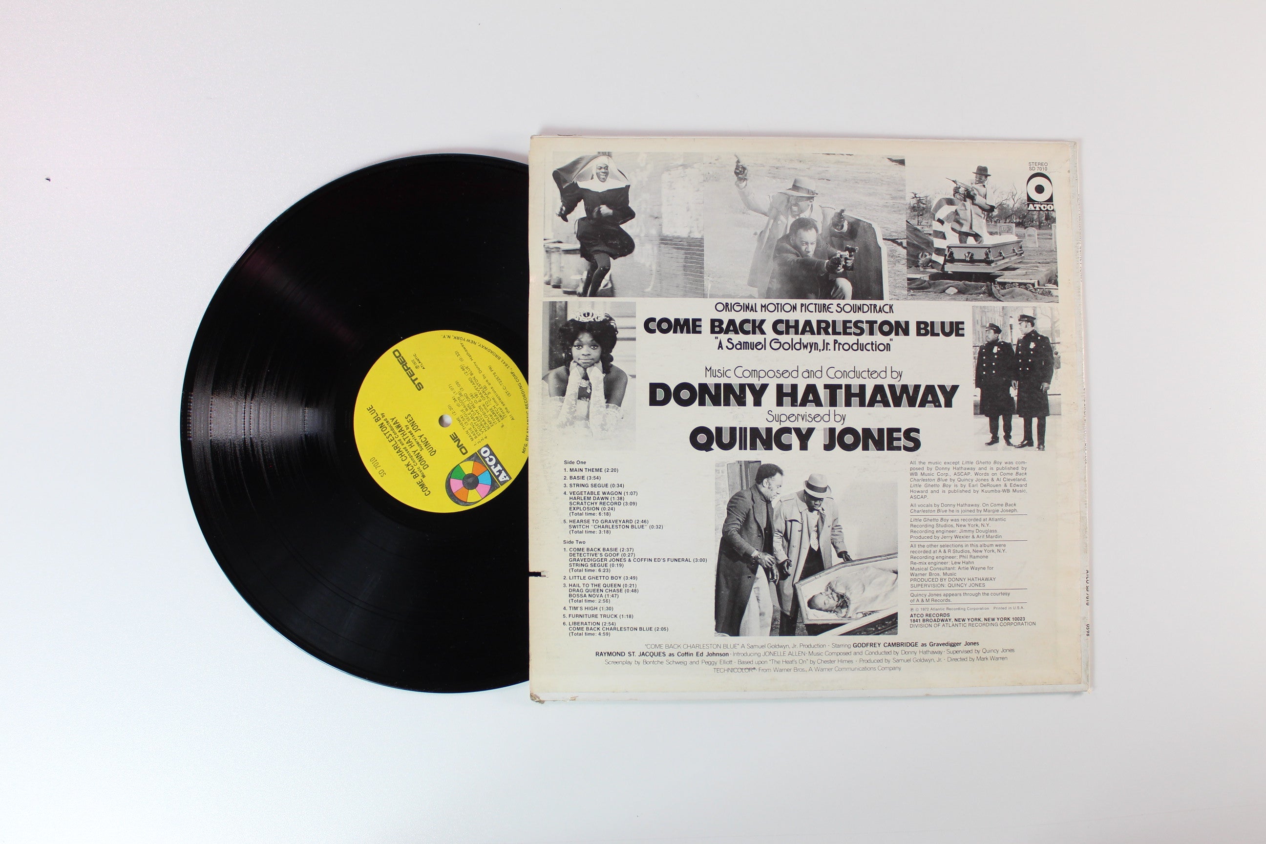 Donny Hathaway - Come Back Charleston Blue (Original Motion Picture Soundtrack) on ATCO Records