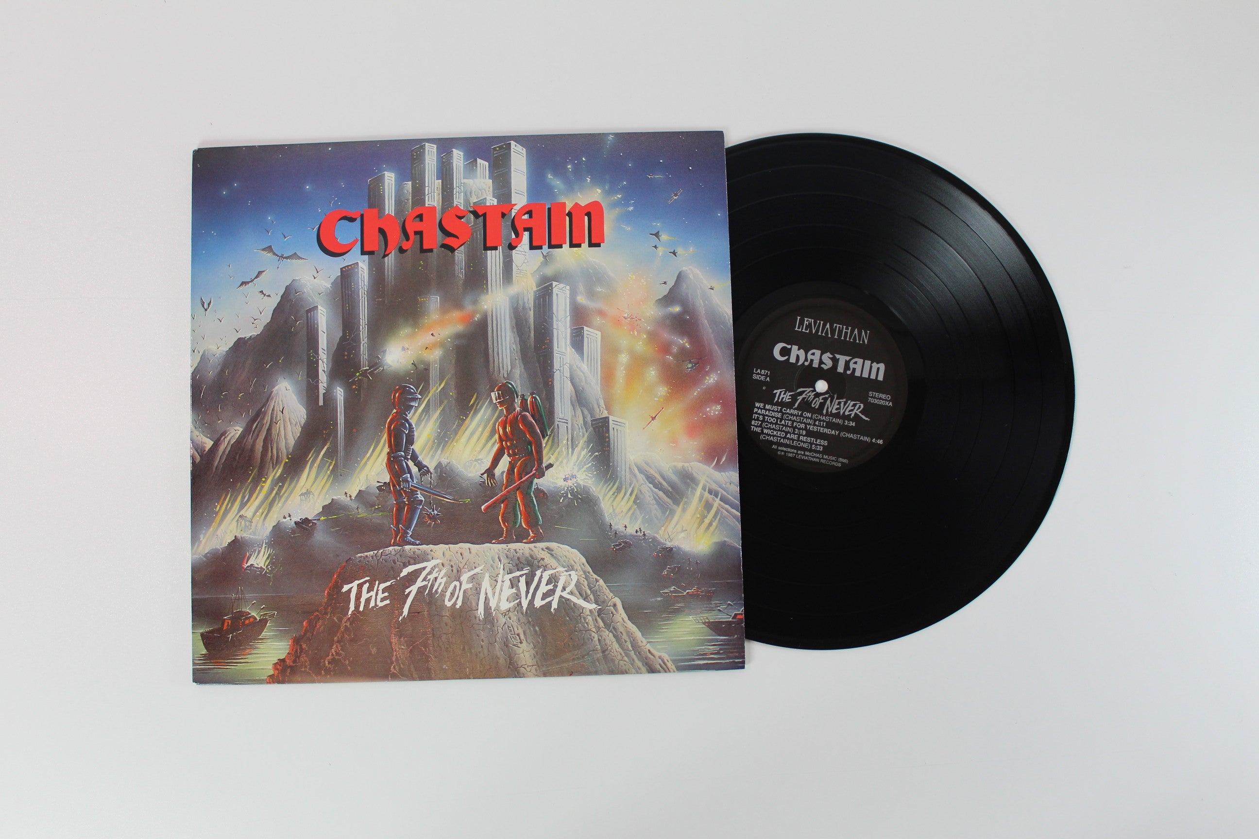 Chastain - The 7th Of Never on Leviathan Records