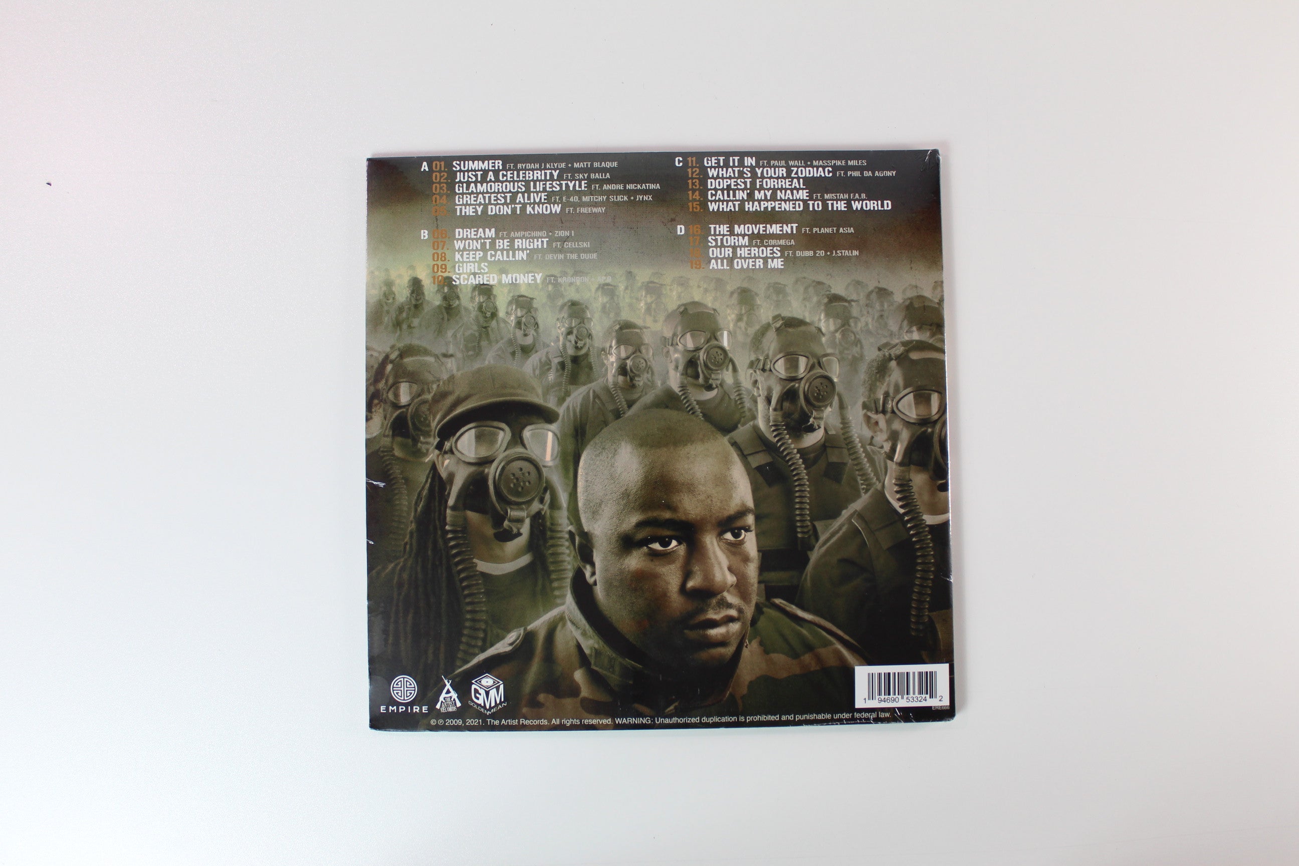 The Jacka - Tear Gas o Empire - Colored Vinyl Sealed