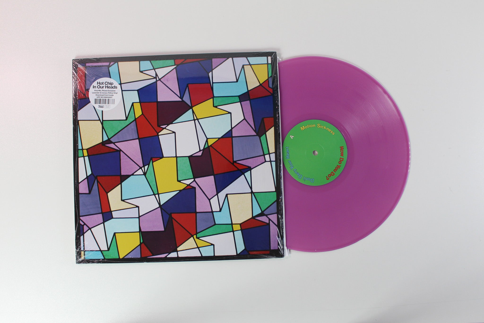 Hot Chip - In Our Heads on Domino - Vinyl Me Please Lavender & Yellow Vinyl
