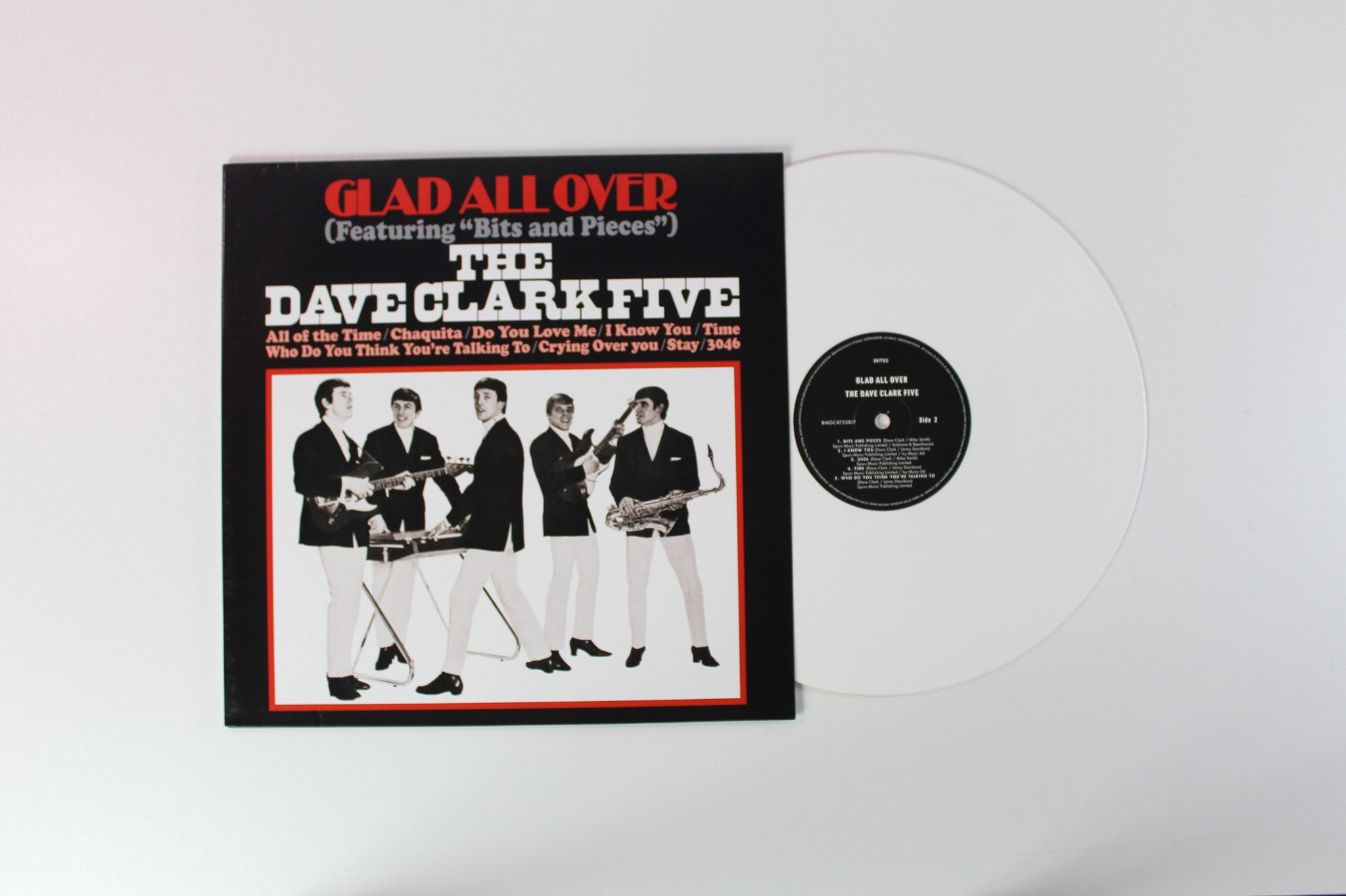 The Dave Clark Five - Glad All Over on BMG - White Vinyl