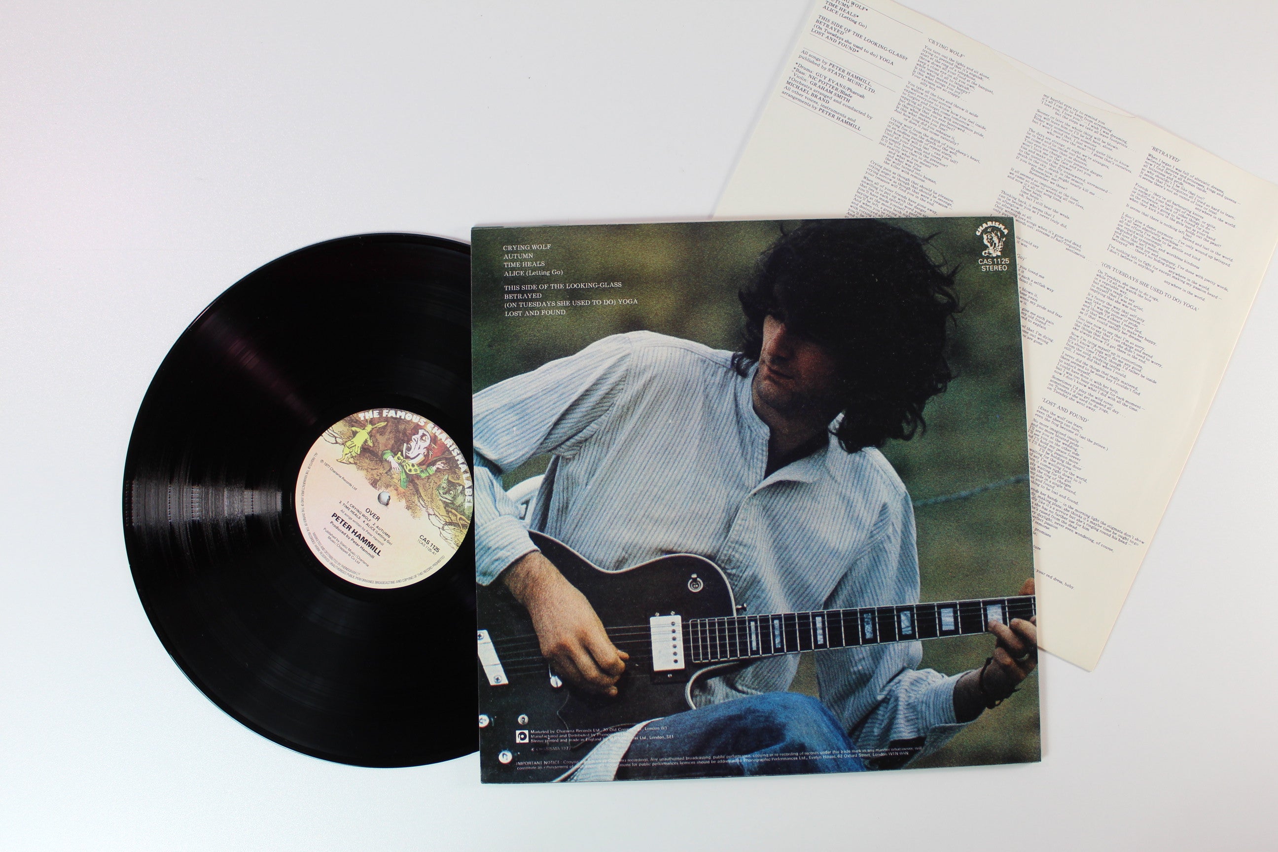 Peter Hammill - Over on Charisma - UK pressing
