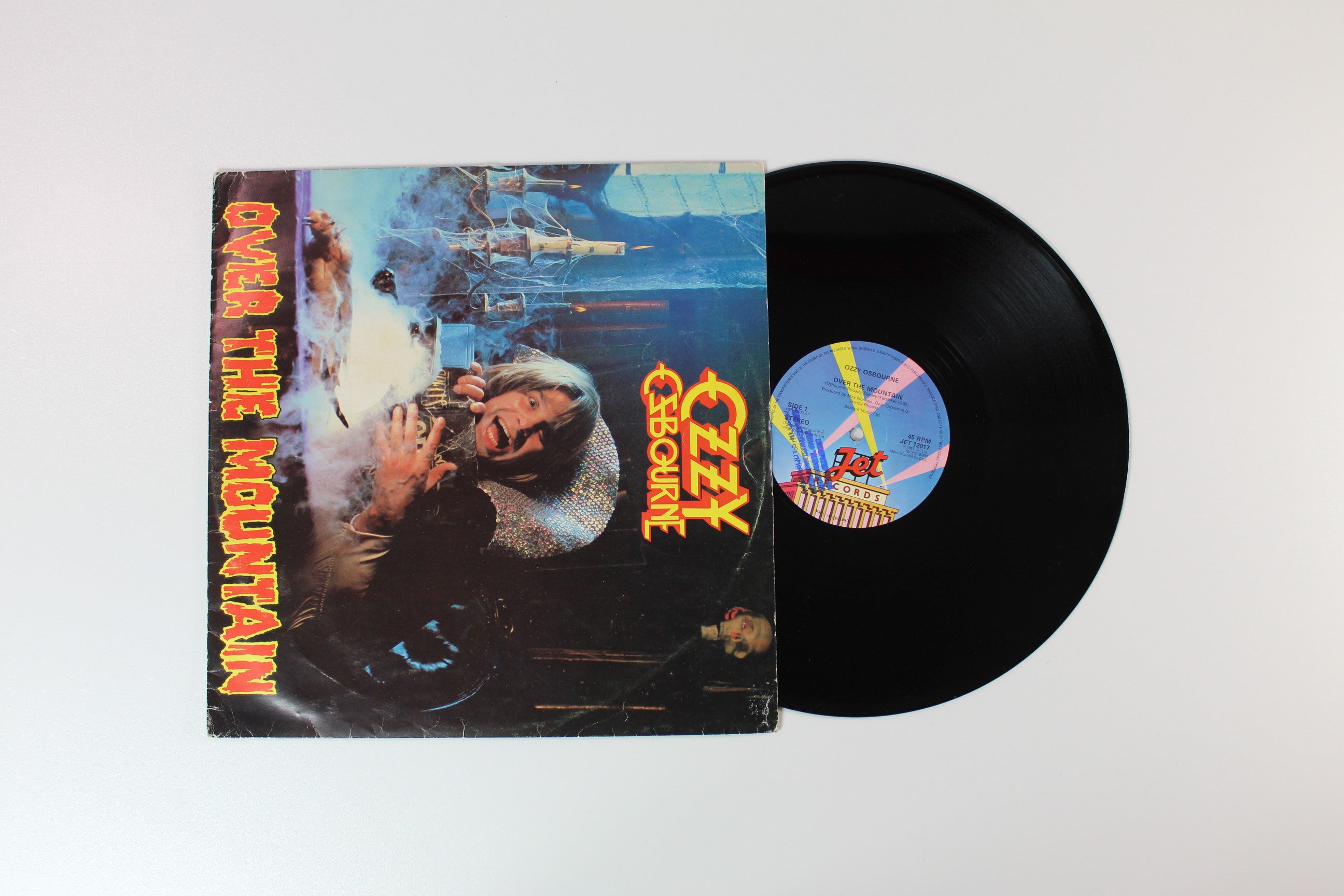 Ozzy Osbourne - Over The Mountain on Jet Records 12" Single
