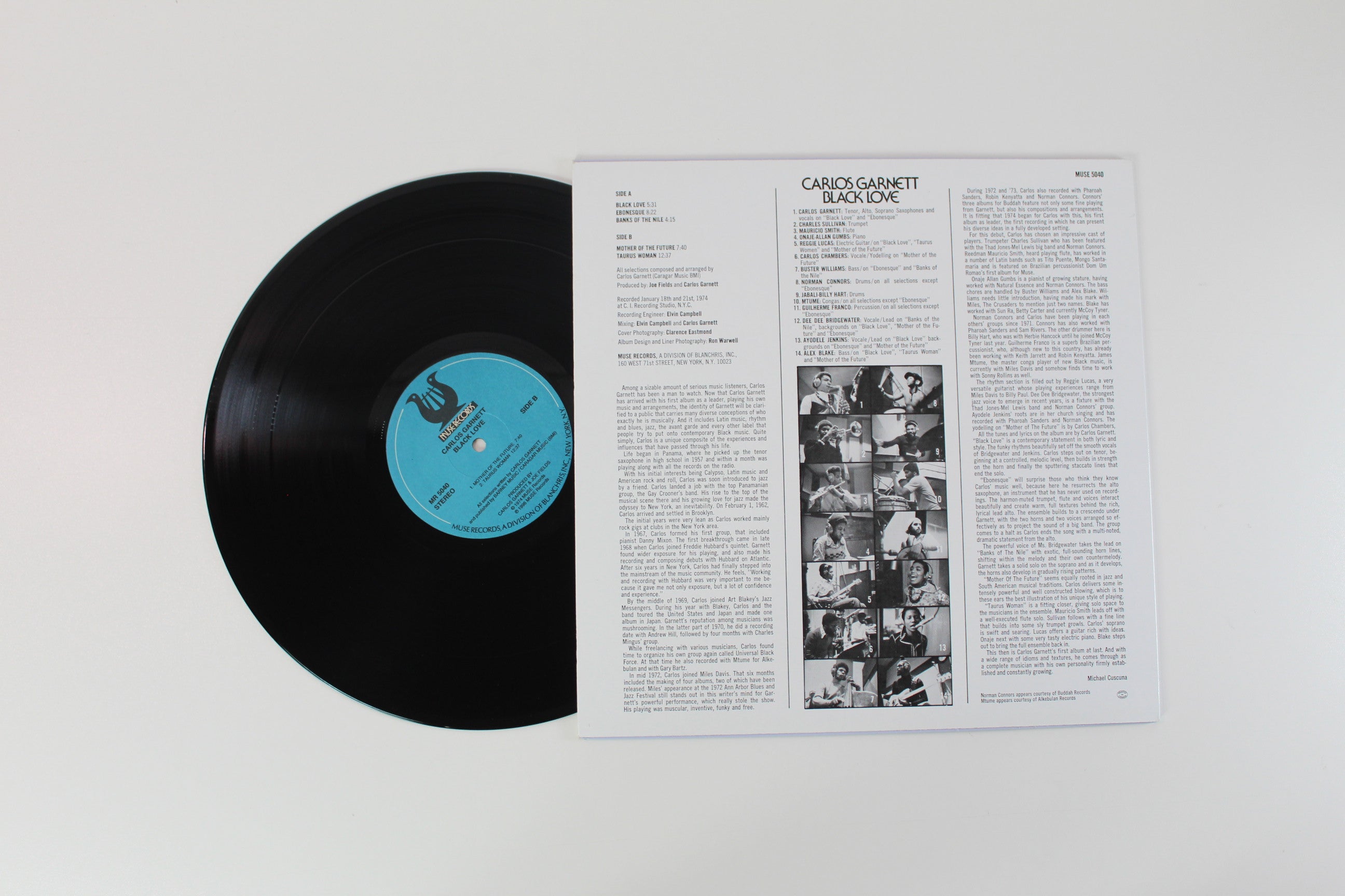 Carlos Garnett - Black Love on Muse Records - Reissue