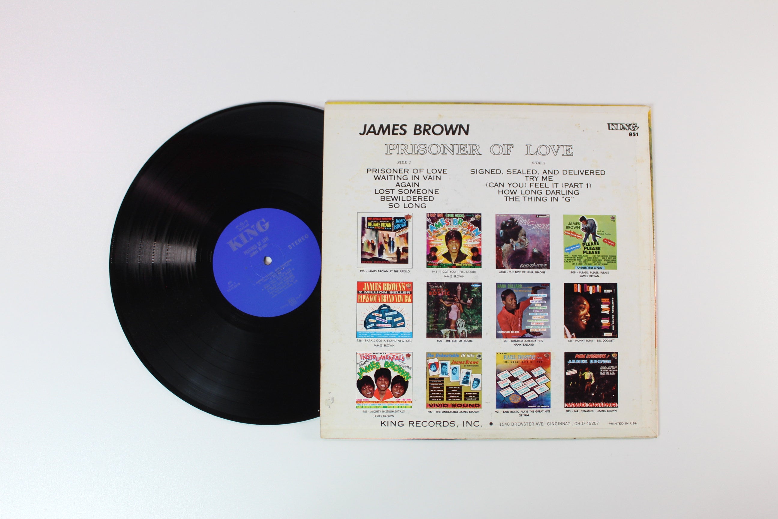 James Brown - Prisoner Of Love on King Records - Stereo
