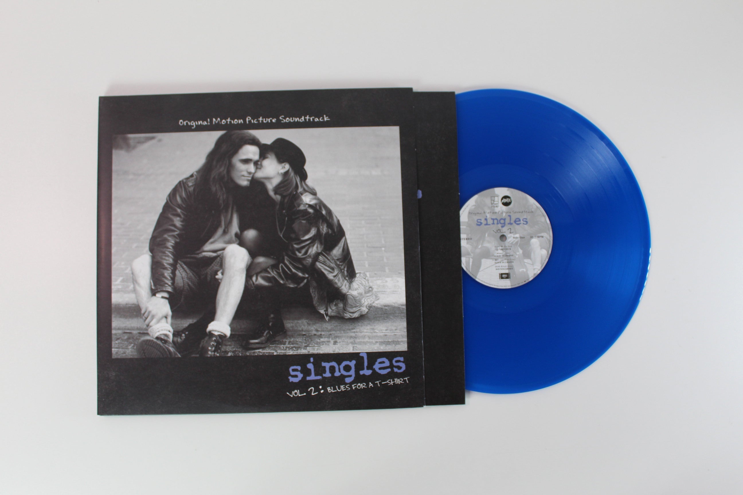 Various - Singles Vol. 2: Blues For A T-Shirt on Mondo - Blue Vinyl - Reissue