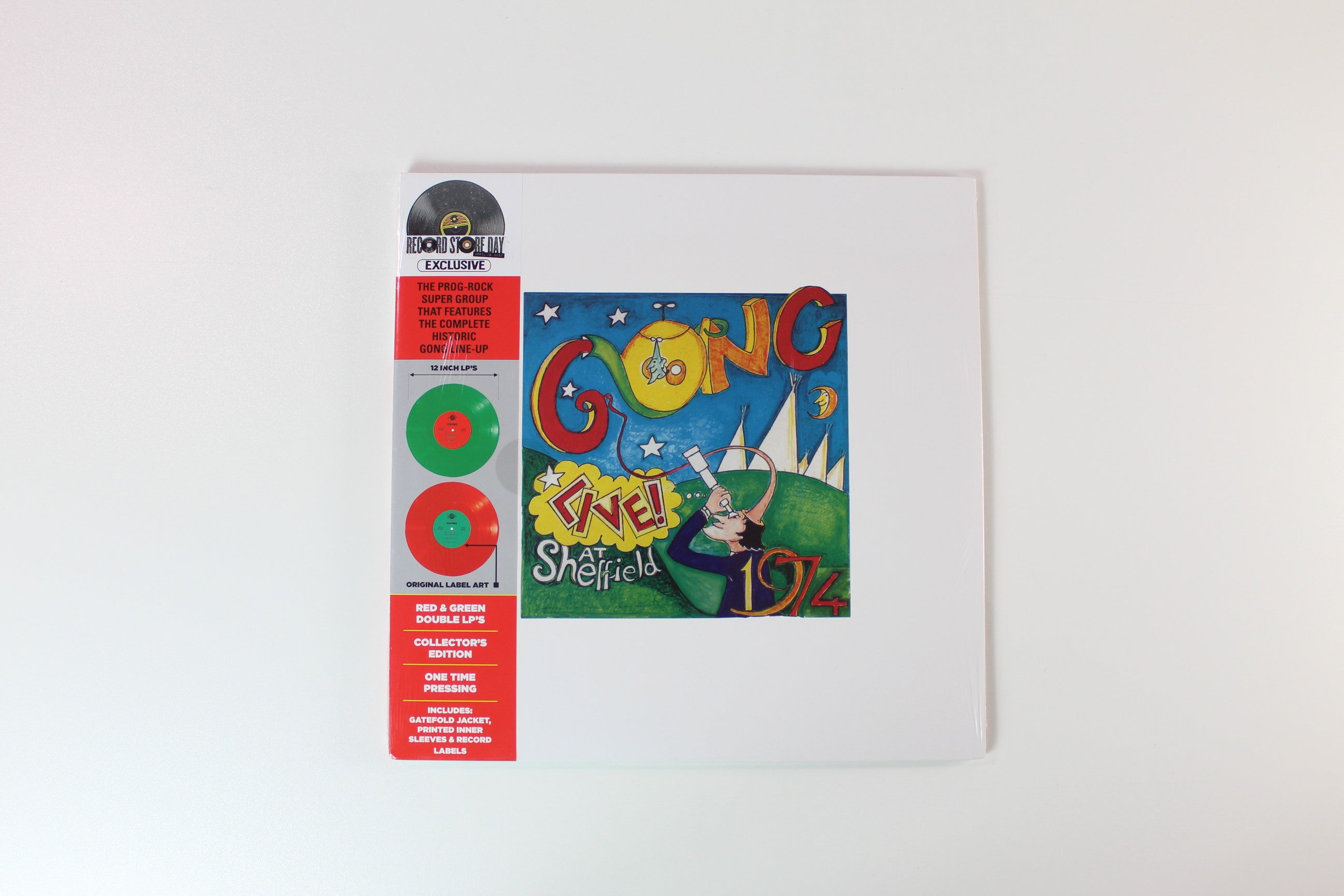 Gong - Live! At Sheffield 1974 on Culture Factory USA, Inc. - Sealed Colored Vinyl