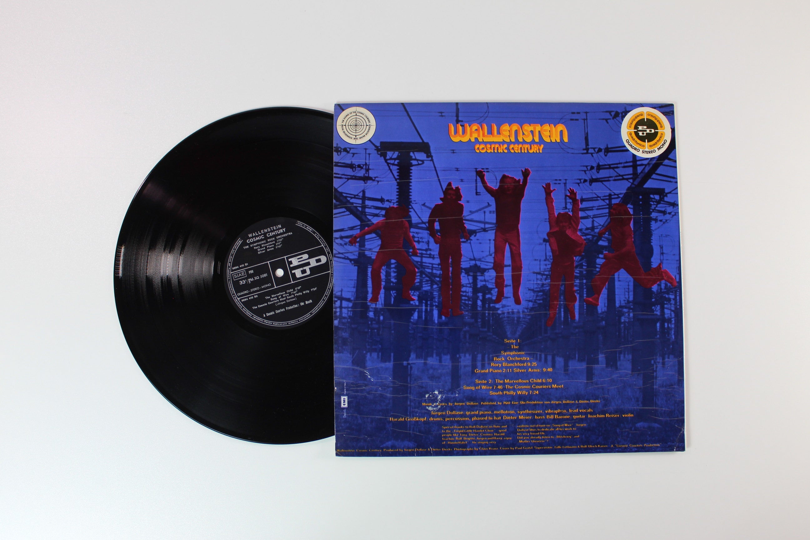 Wallenstein - Cosmic Century on PDU - 1974 Italian pressing