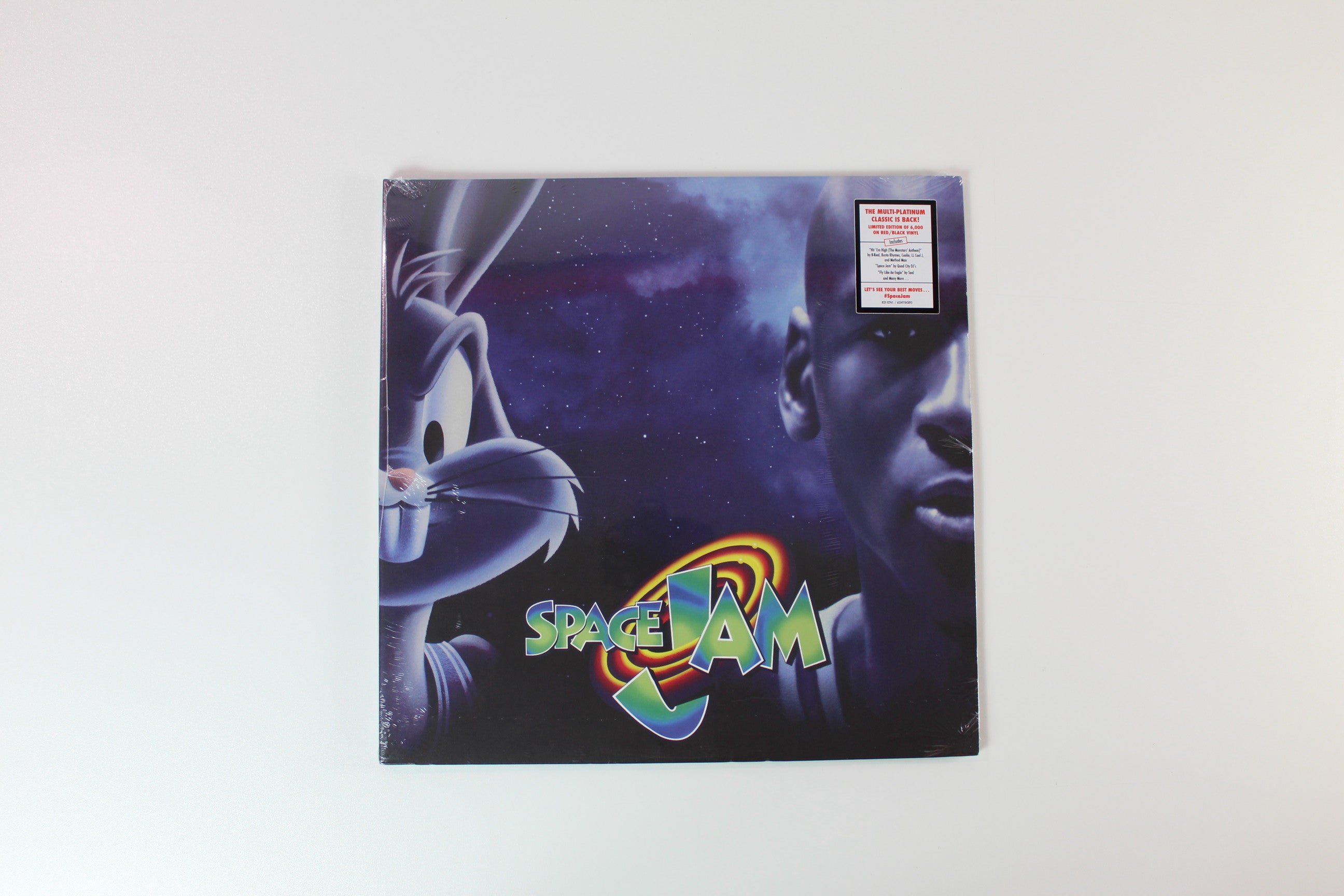 Various - Music From and Inspired By the Space Jam Motion Picture on Atlantic - Sealed Red/Black Vinyl