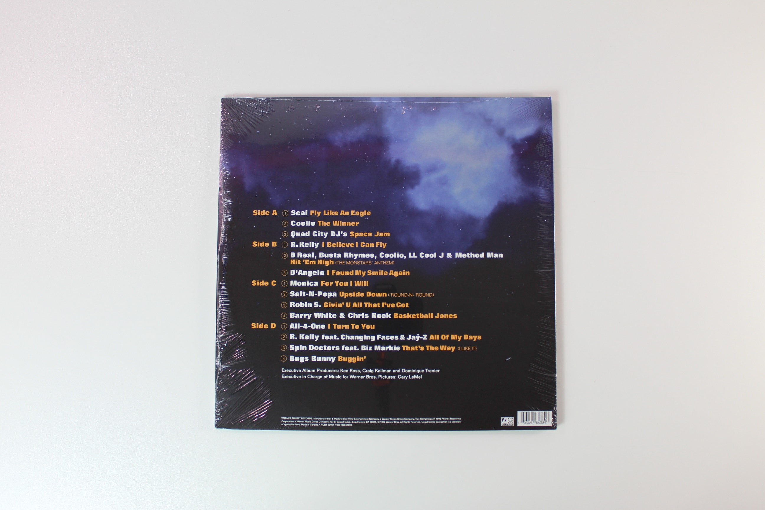 Various - Music From and Inspired By the Space Jam Motion Picture on Atlantic - Sealed Red/Black Vinyl