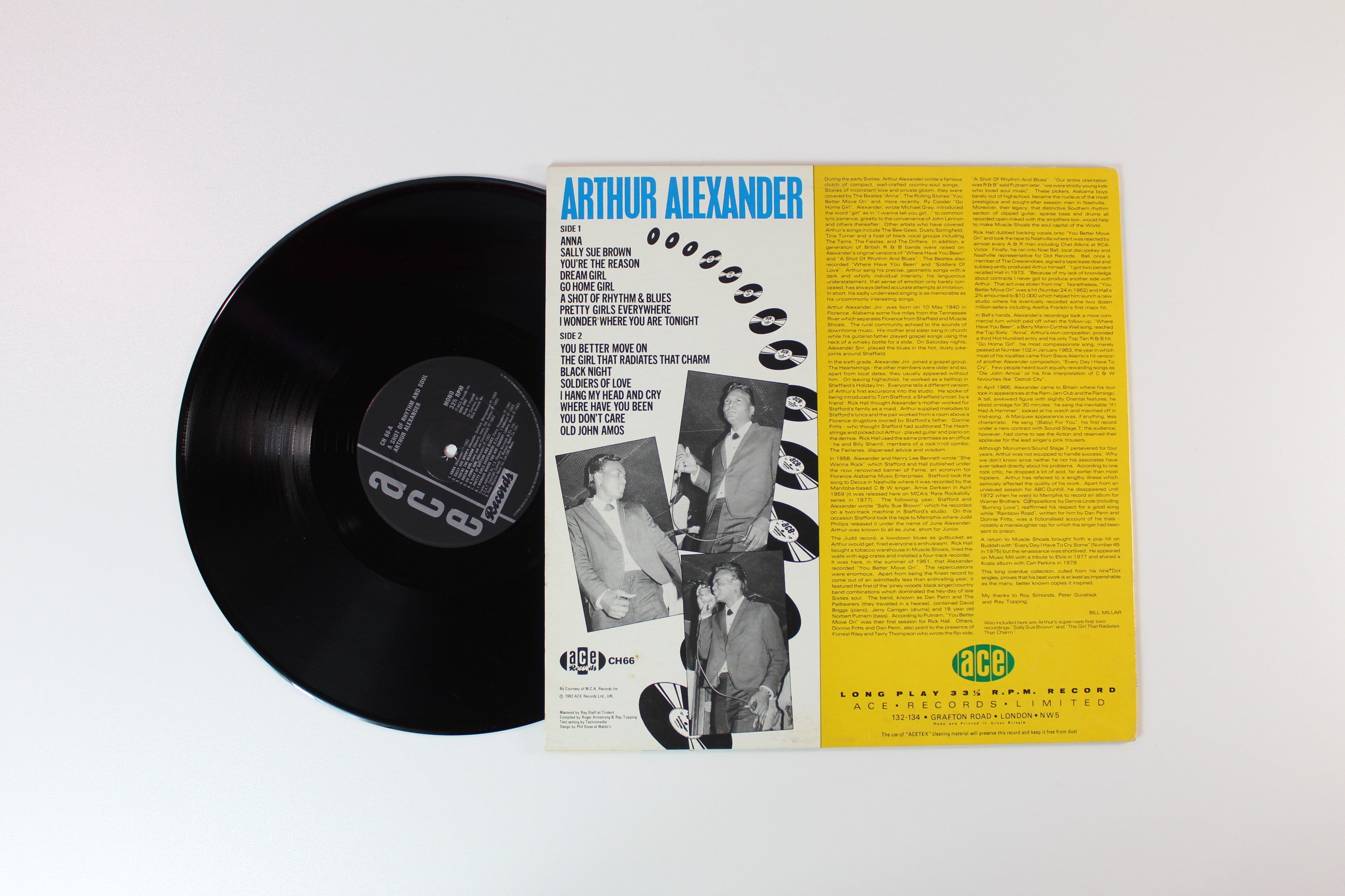 Arthur Alexander - A Shot Of Rhythm And Soul on Ace