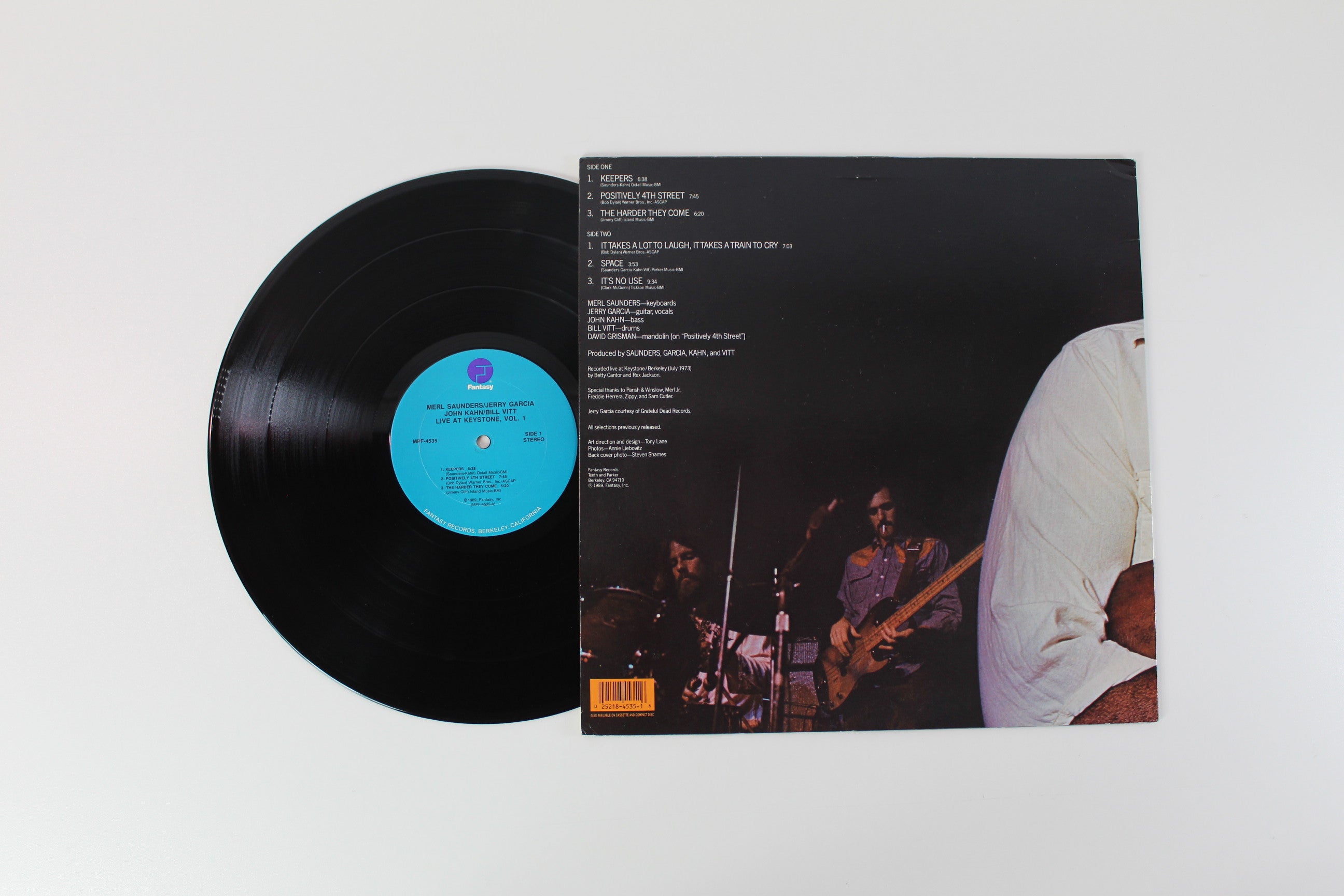 Merl Saunders, Jerry Garcia, John Kahn, Bill Vitt - Live At Keystone, Vol. 1 on Fantasy