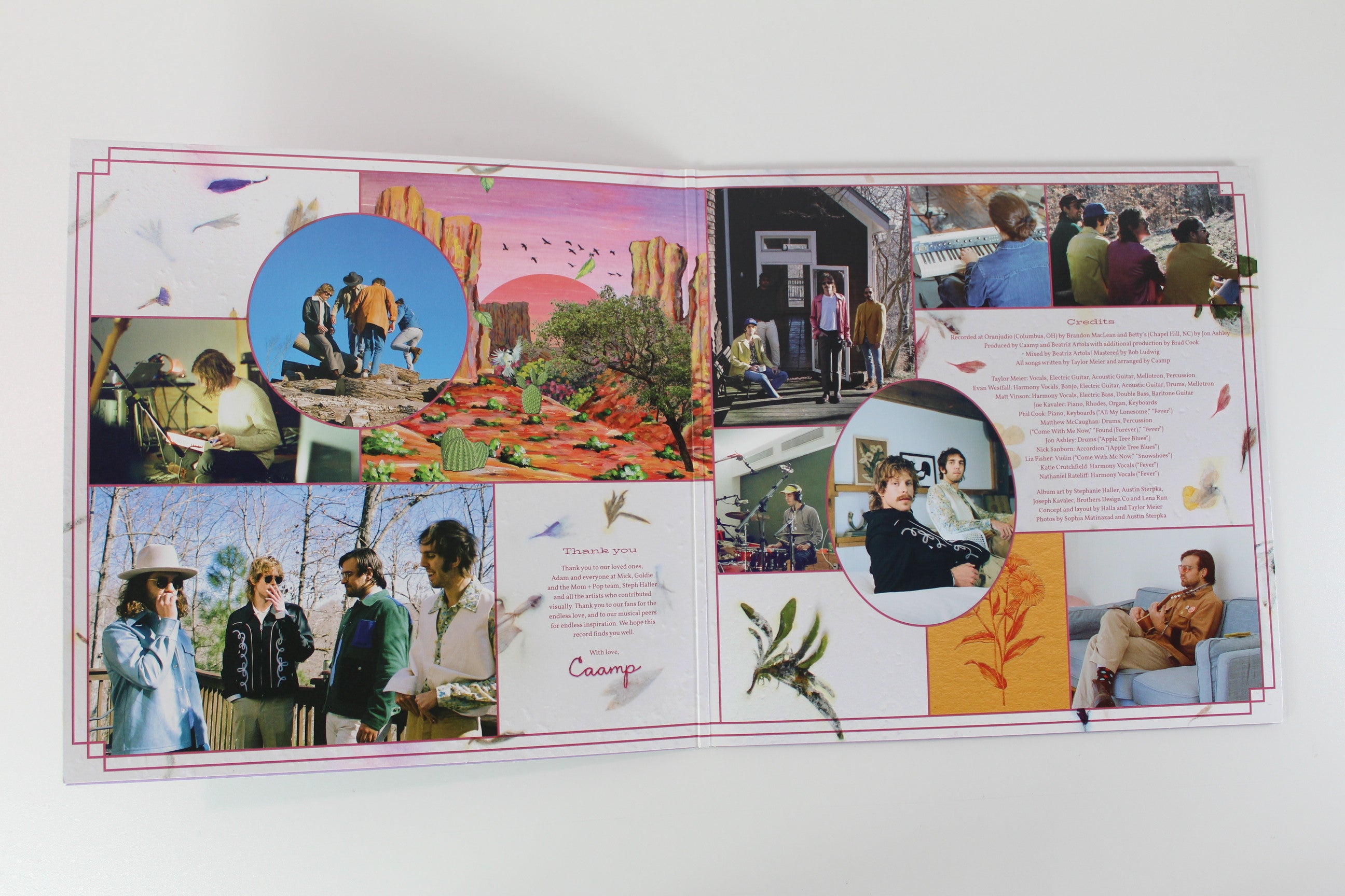 Caamp - Lavender Days on Mom + Pop - Limited Edition - Ohio Exclusive Translucent Purple Colored Vinyl