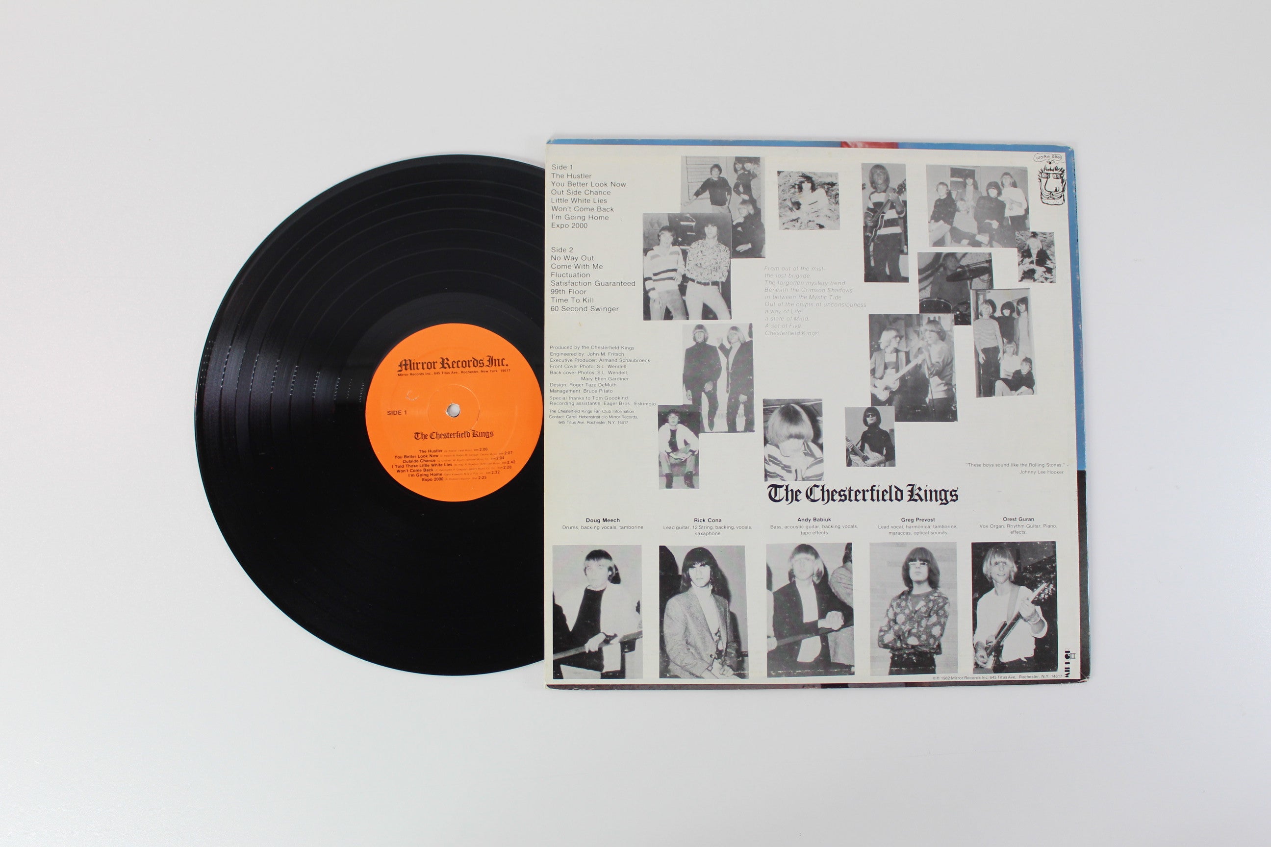The Chesterfield Kings - Here Are The Chesterfield Kings on Mirror Records Inc.