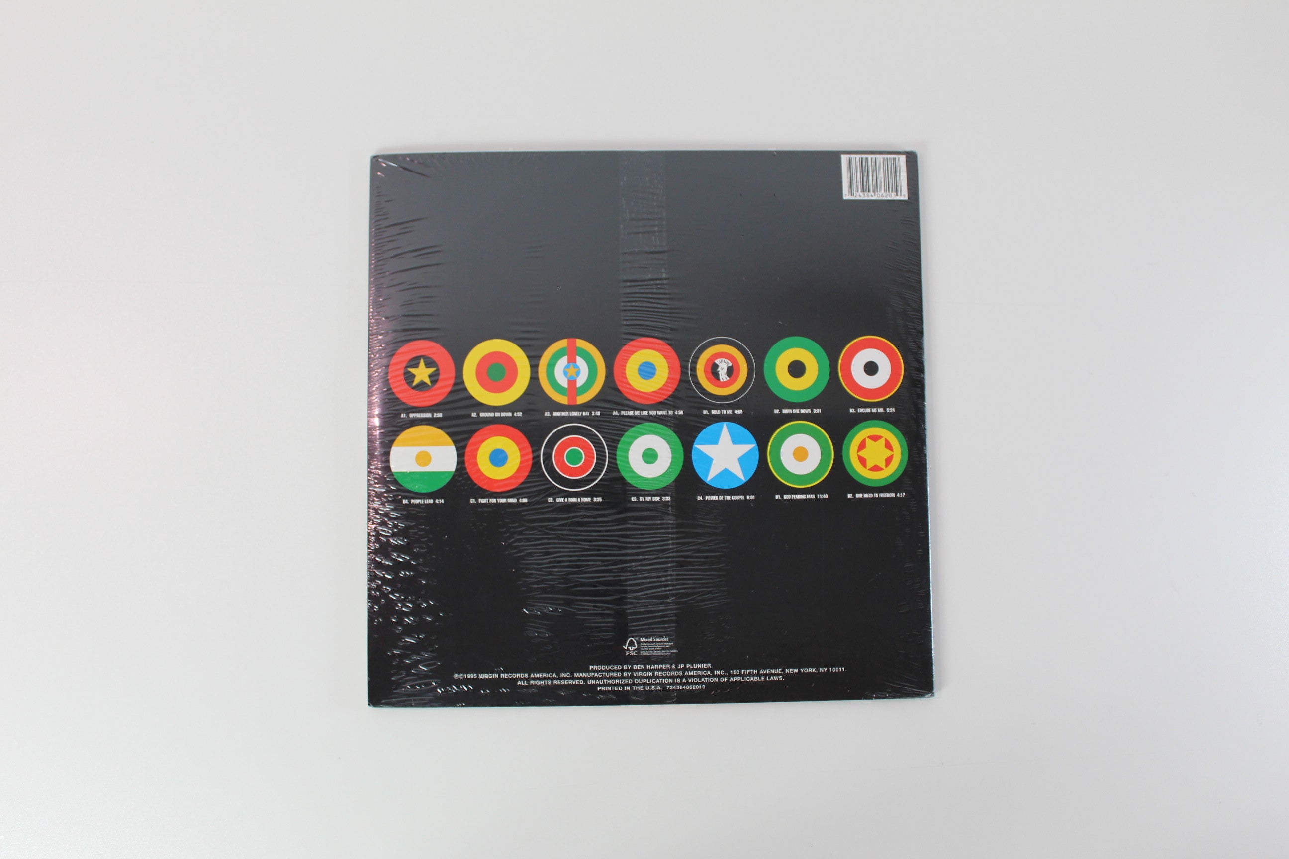 Ben Harper - Fight For Your Mind on Virgin - Limited Edition - Reissue - Sealed