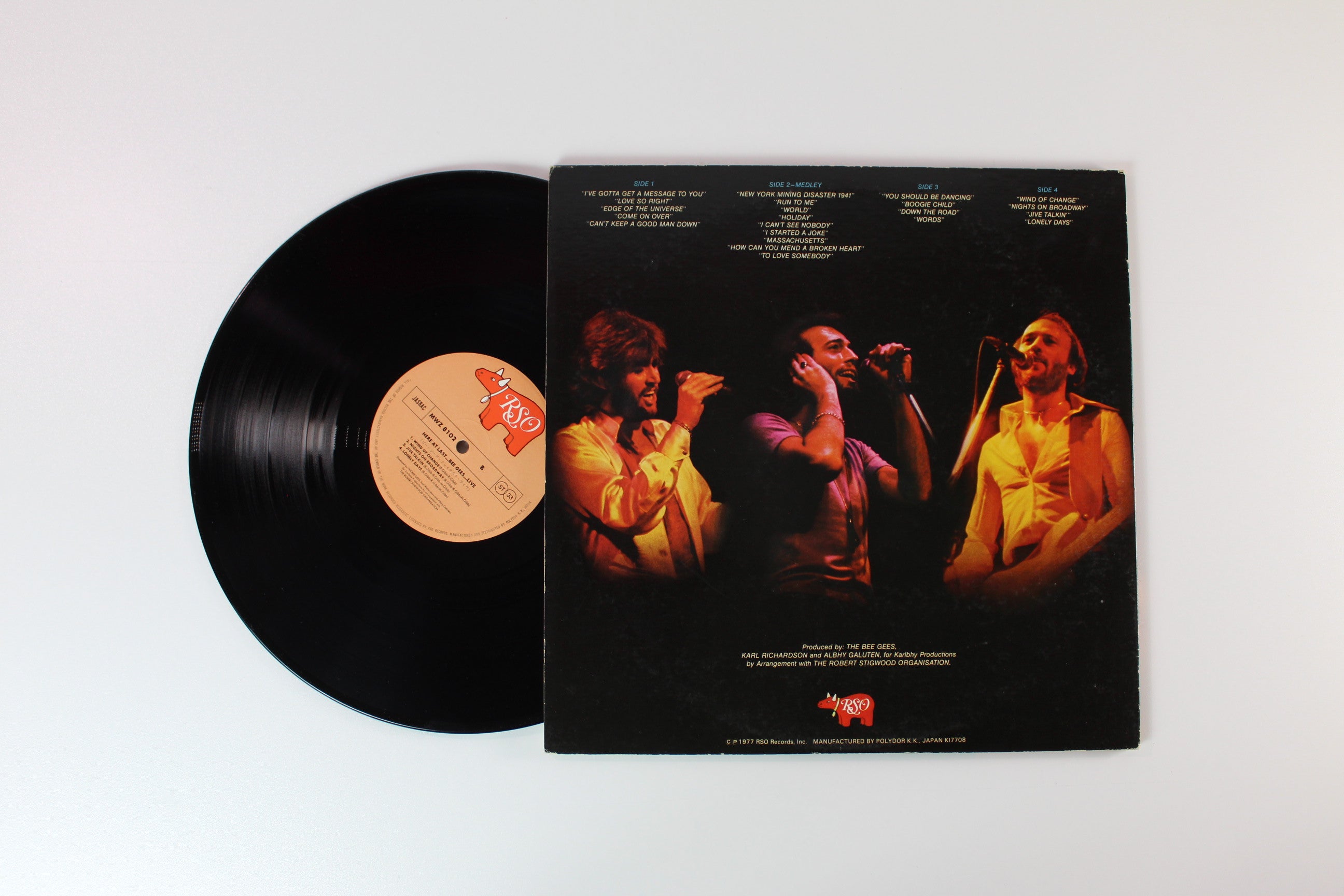 Bee Gees - Here At Last.. Bee Gees ...Live on RSO Japanese Pressing