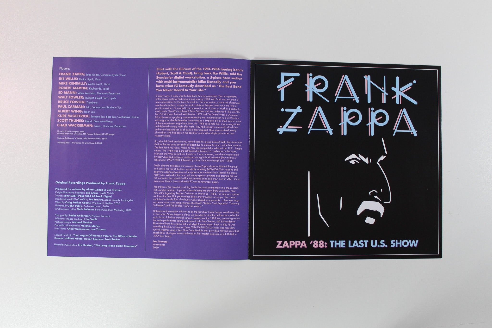 Frank Zappa - Zappa '88: The Last U.S. Show on Zappa Records Box Set