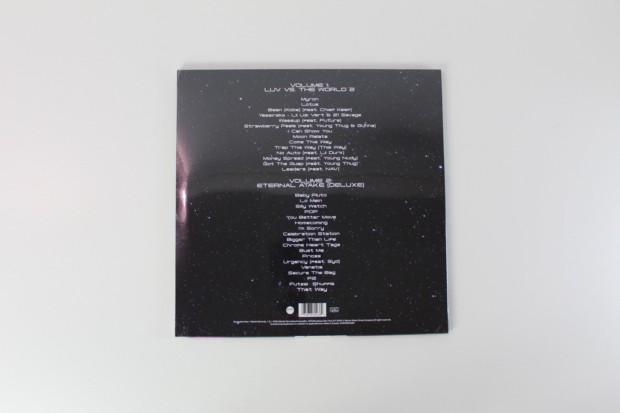 Lil Uzi Vert - Eternal Atake (Deluxe) / LUV vs. The World 2 on Atlantic / Generation Now - Record Store Day 2025 - Deluxe Edition - Blue Jay Vinyl - Reissue - Sealed