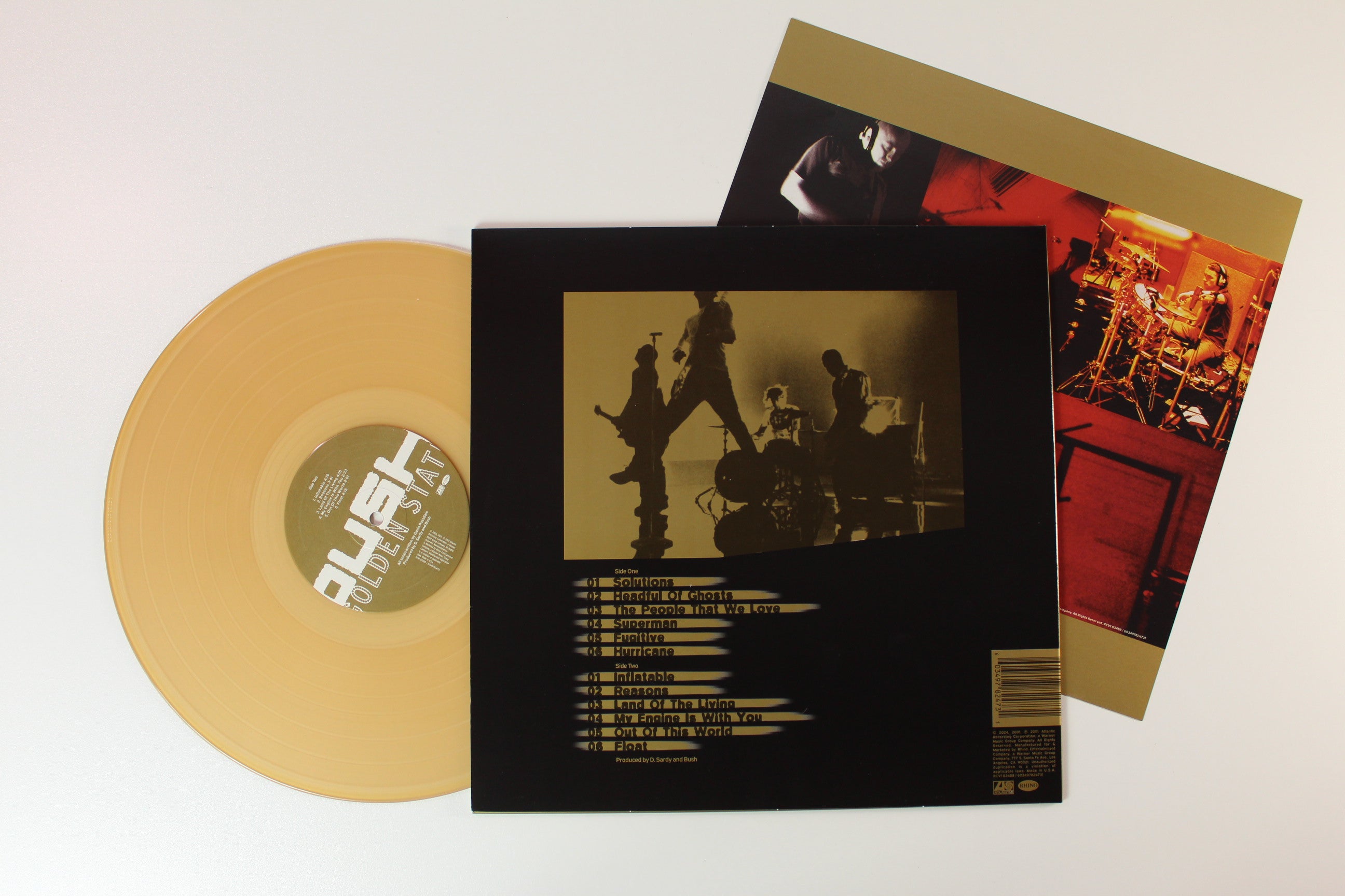 Bush - Golden State on Atlantic Rhino Gold Translucent Reissue
