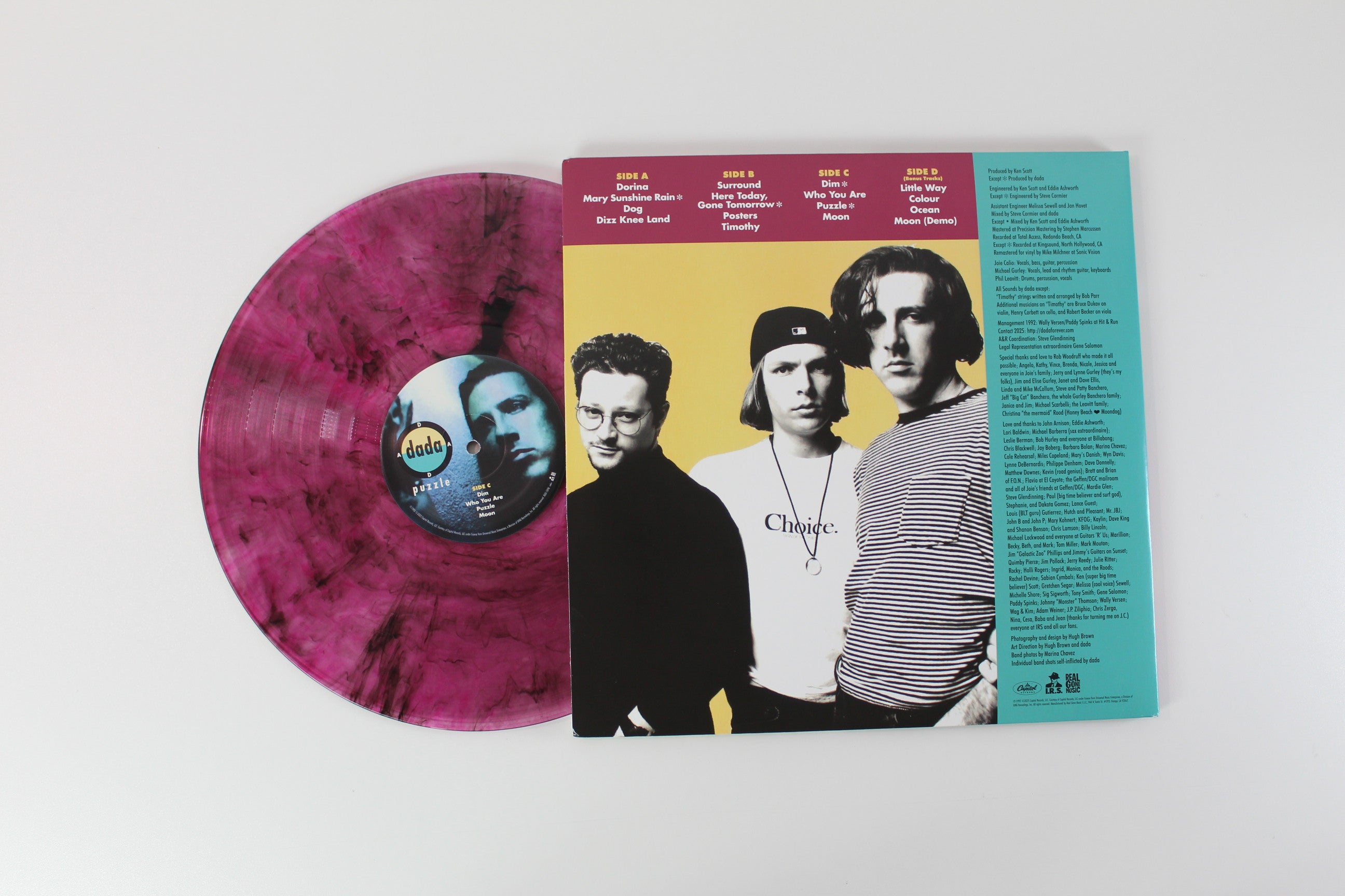 Dada - Puzzle on Real Gone Music / Capitol Records - Record Store Day 2025 - Limited Edition - Strawberry With Black Swirl - Reissue