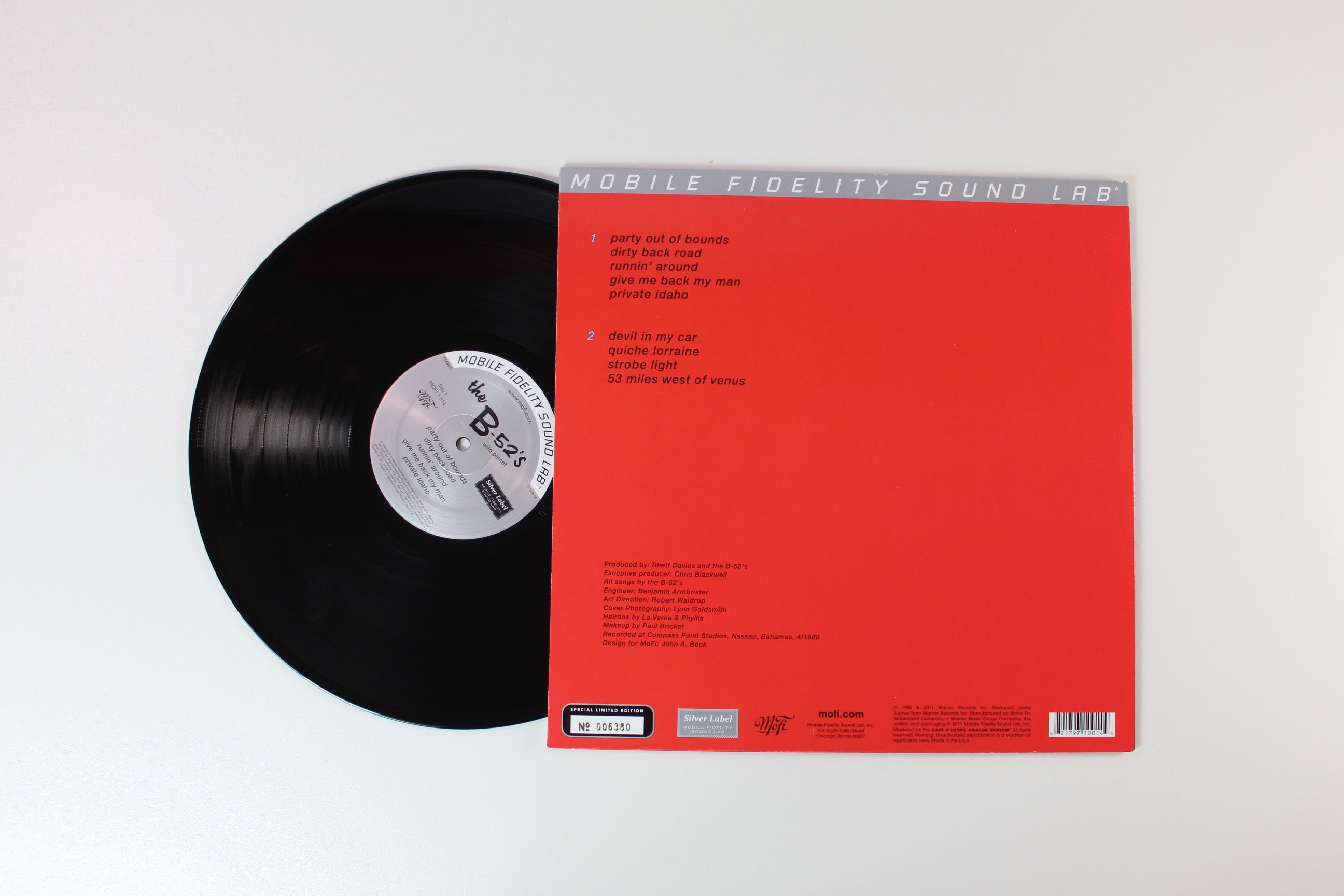 The B-52's - Wild Planet on Mobile Fidelity Sound Lab Ltd Numbered Reissue