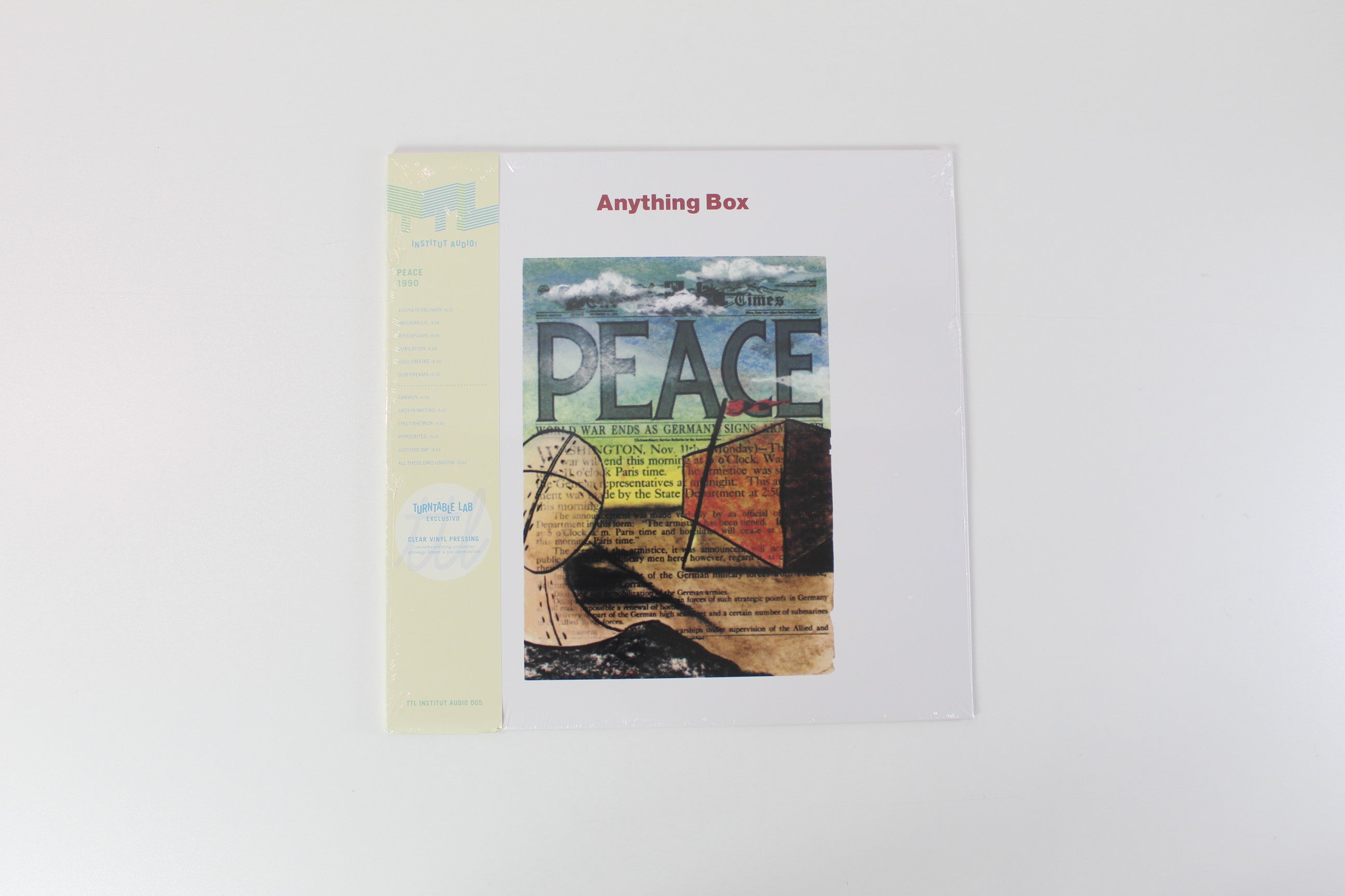 Anything Box - Peace on Sony Music / Get On Down - Limited Edition - Clear Vinyl - Reissue - Sealed
