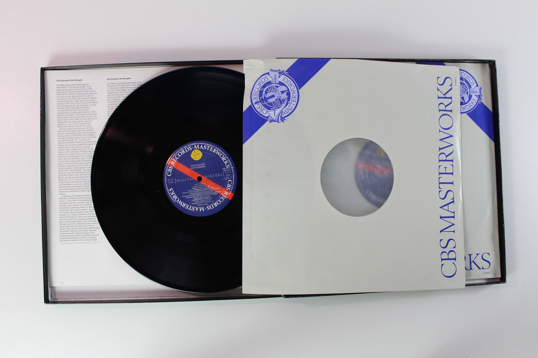 Philip Glass - Satyagraha on CBS Masterworks Box Set