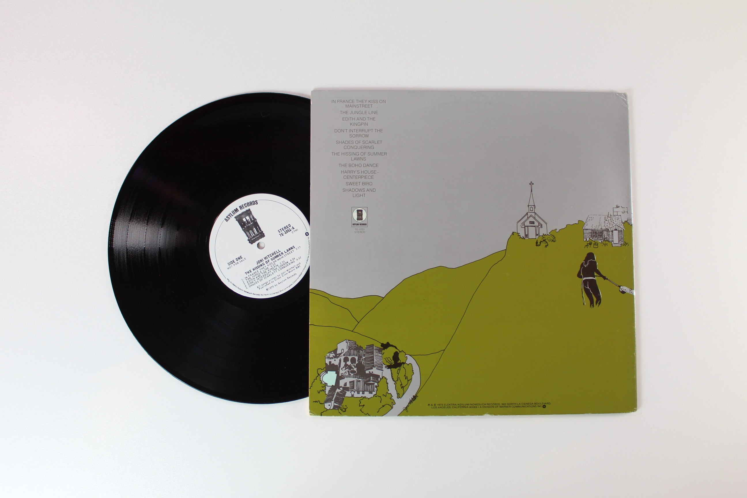 Joni Mitchell - The Hissing Of Summer Lawns on Elektra Promo
