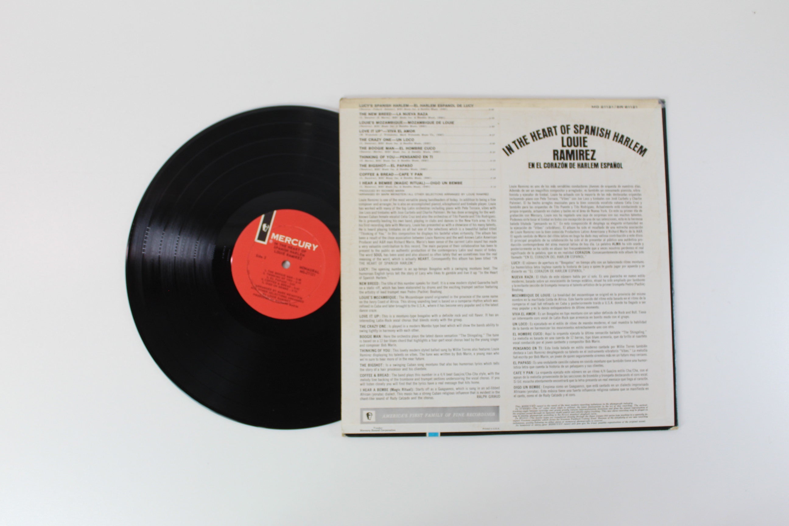 Louie Ramirez - In The Heart Of Spanish Harlem / En El Corazón De Harlem Español on Mercury - Mono