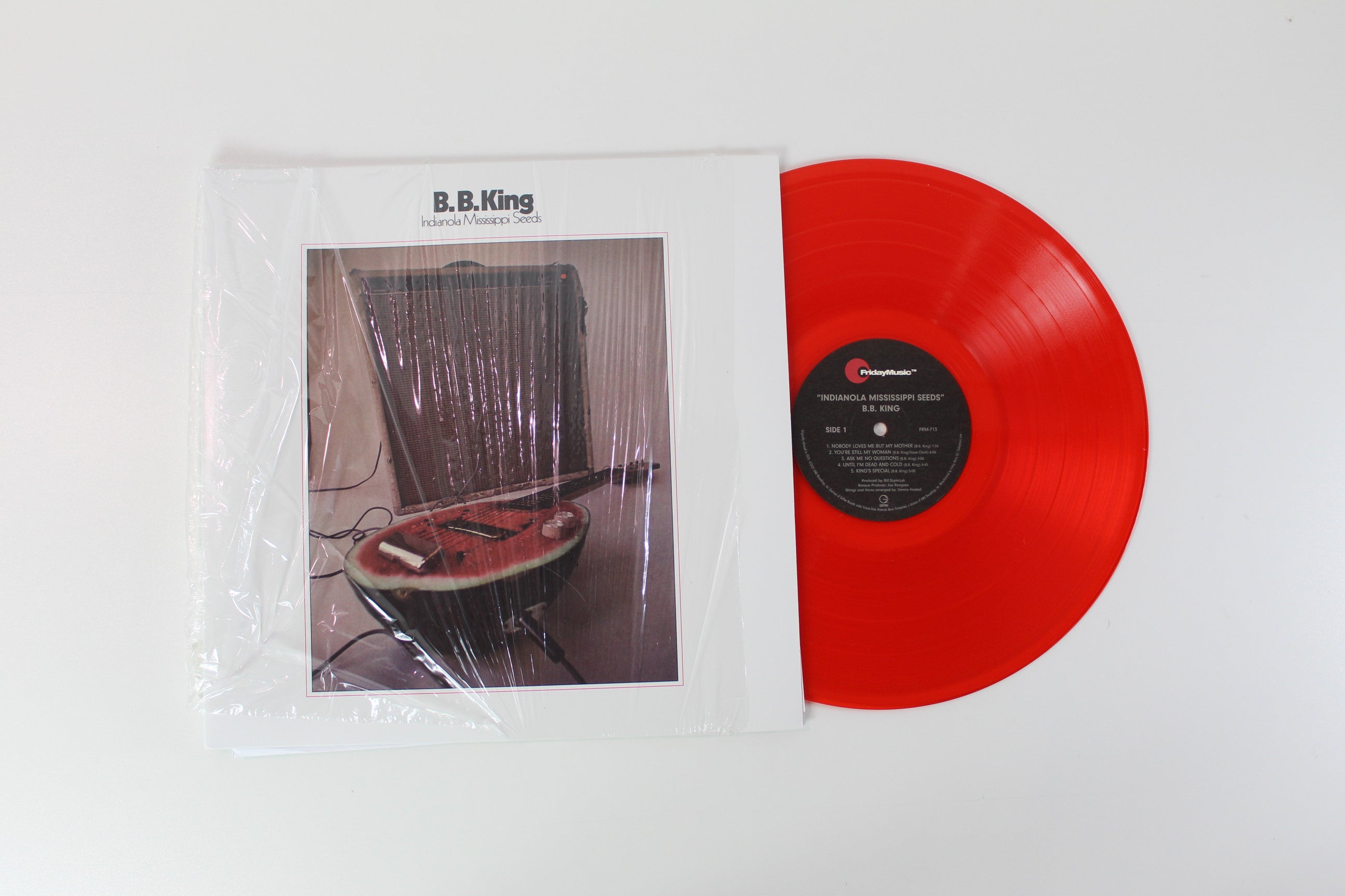 B.B. King - Indianola Mississippi Seeds on Friday Music - Limited Edition - Red Translucent, 180g, Gatefold colored vinyl - Reissue