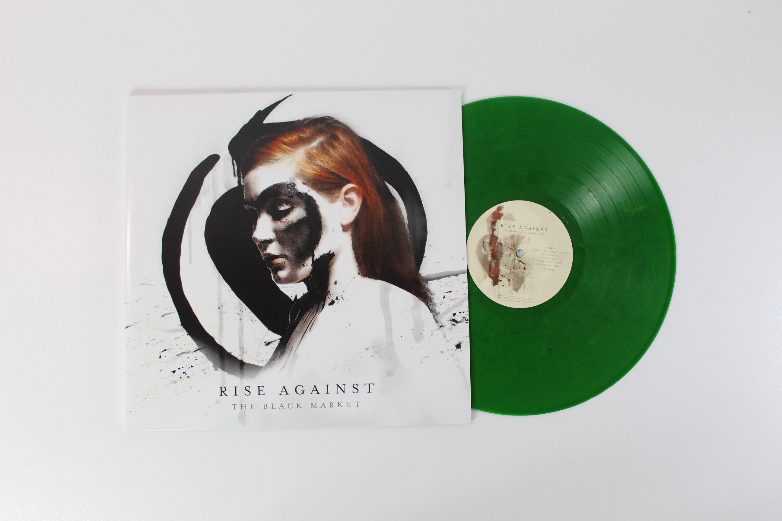 Rise Against - The Black Market on Interscope Records - Limited Edition - Green/Yellow Swirl Vinyl