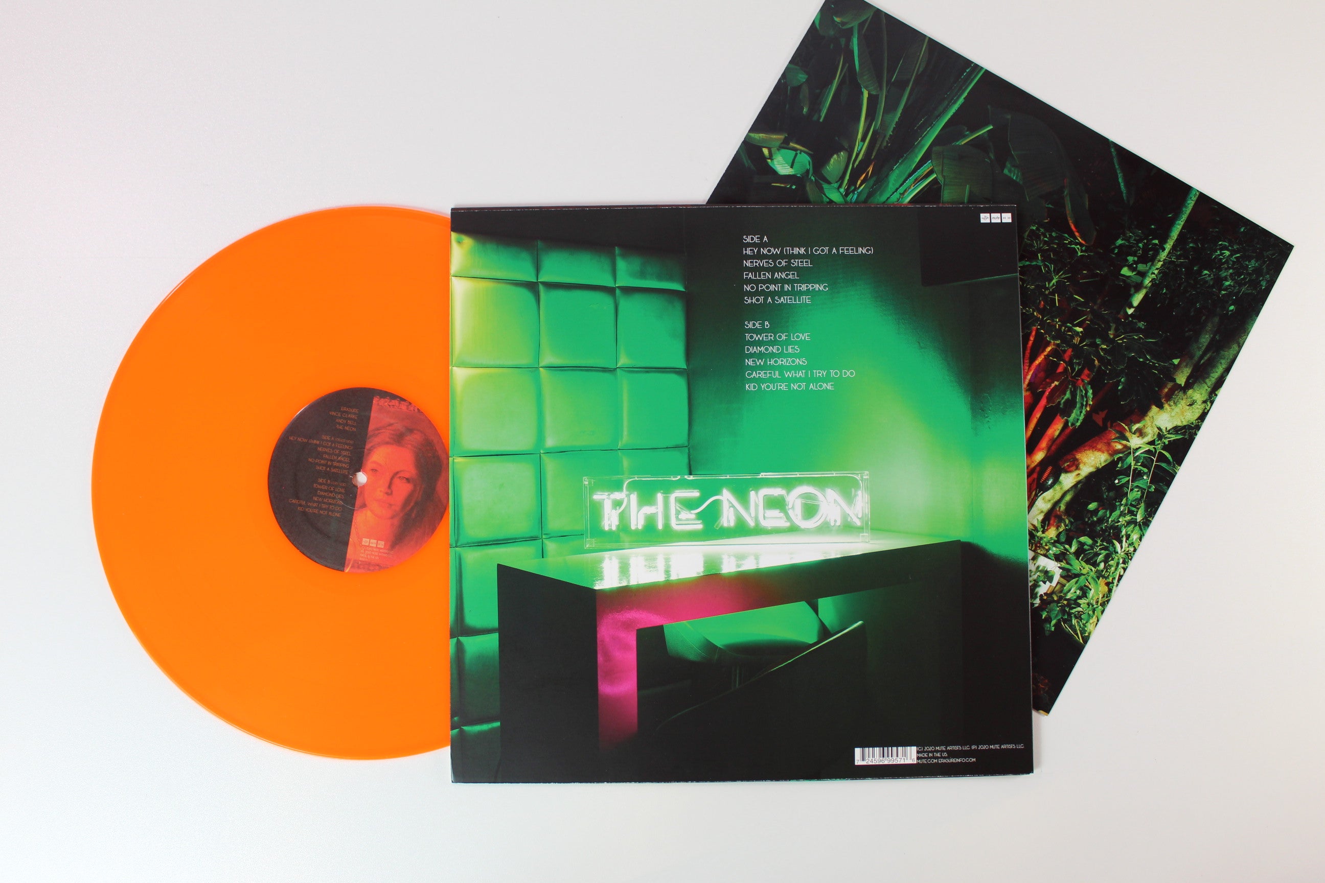 Erasure - The Neon on Mute Ltd Orange Neon