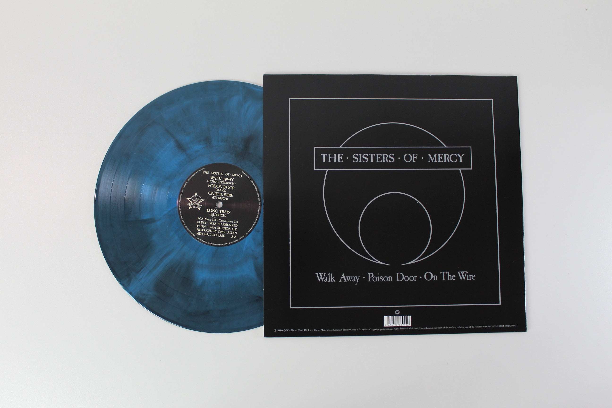 The Sisters Of Mercy - Body And Soul / Walk Away on Merciful Release - Record Store Day 2024 - Limited Edition - Blue Smoke Vinyl - Reissue