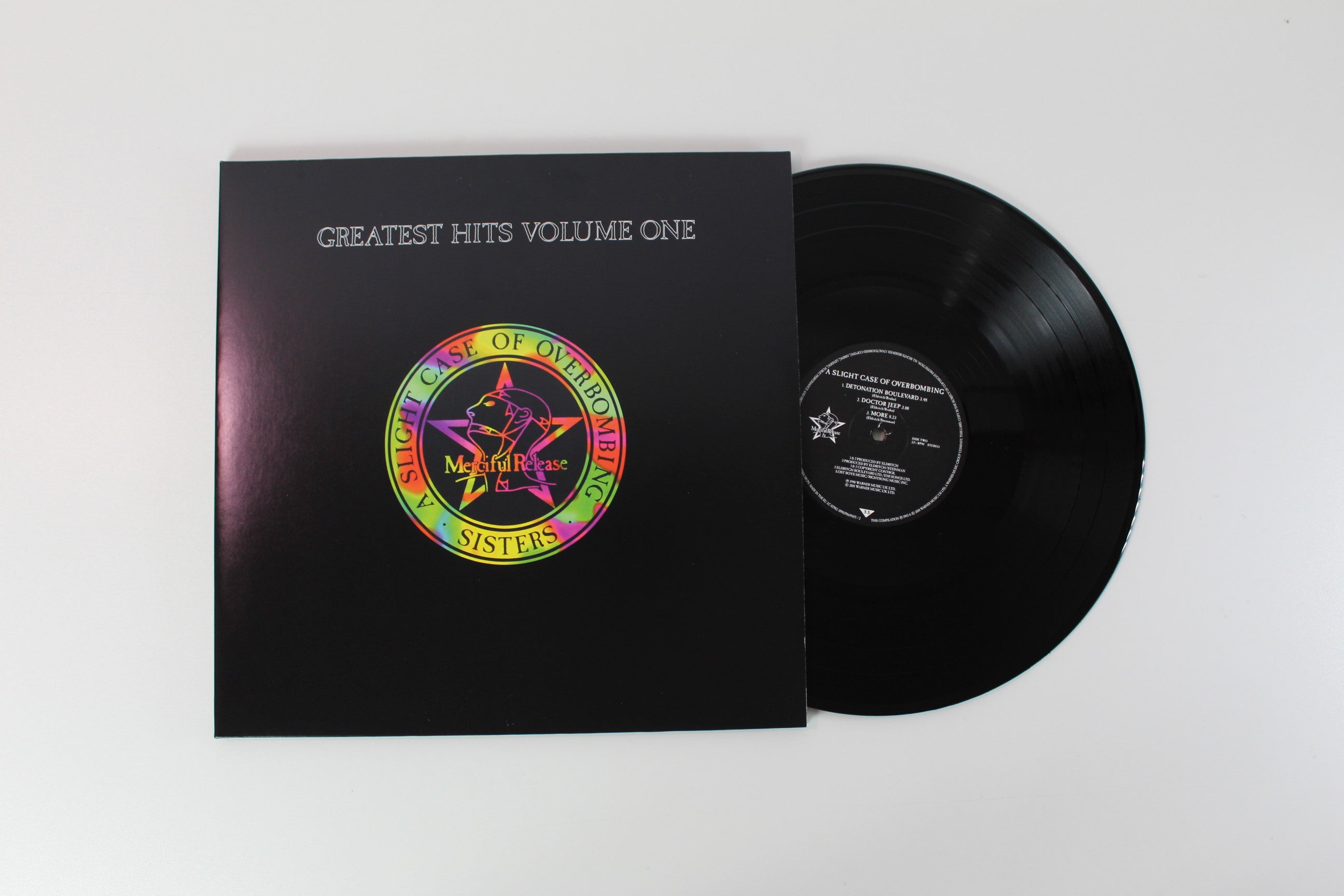 The Sisters Of Mercy - Greatest Hits Volume One - A Slight Case Of Overbombing on Merciful Release - Reissue