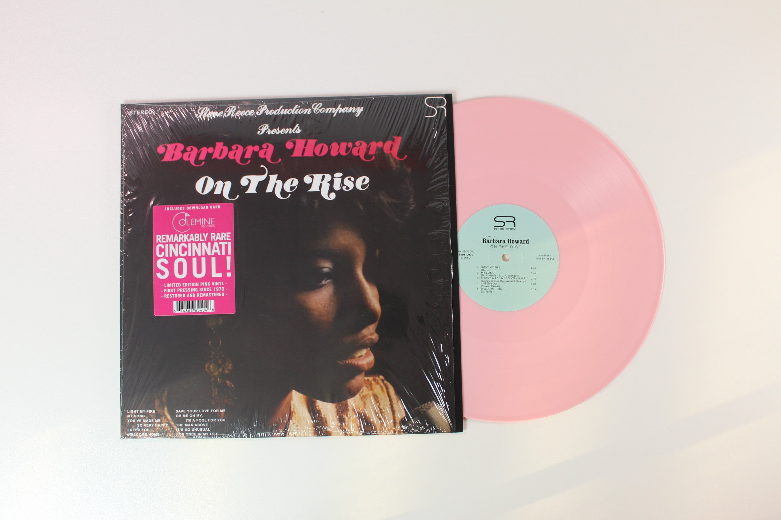 Barbara Howard - On The Rise on Remined Ltd Numbered Pink Vinyl Reissue