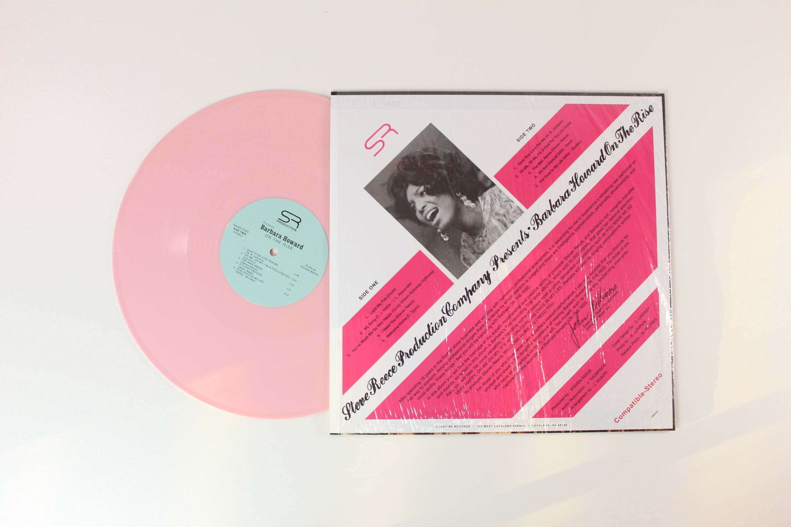 Barbara Howard - On The Rise on Remined Ltd Numbered Pink Vinyl Reissue