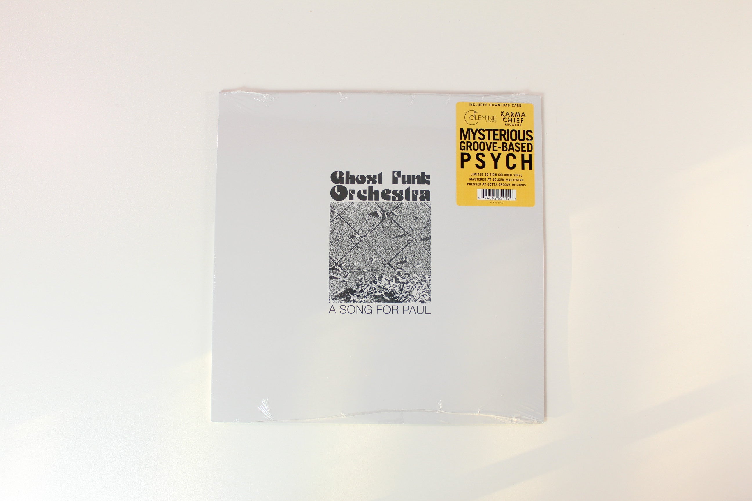 Ghost Funk Orchestra - A Song For Paul on Karma Chief Ltd Gold Vinyl Sealed
