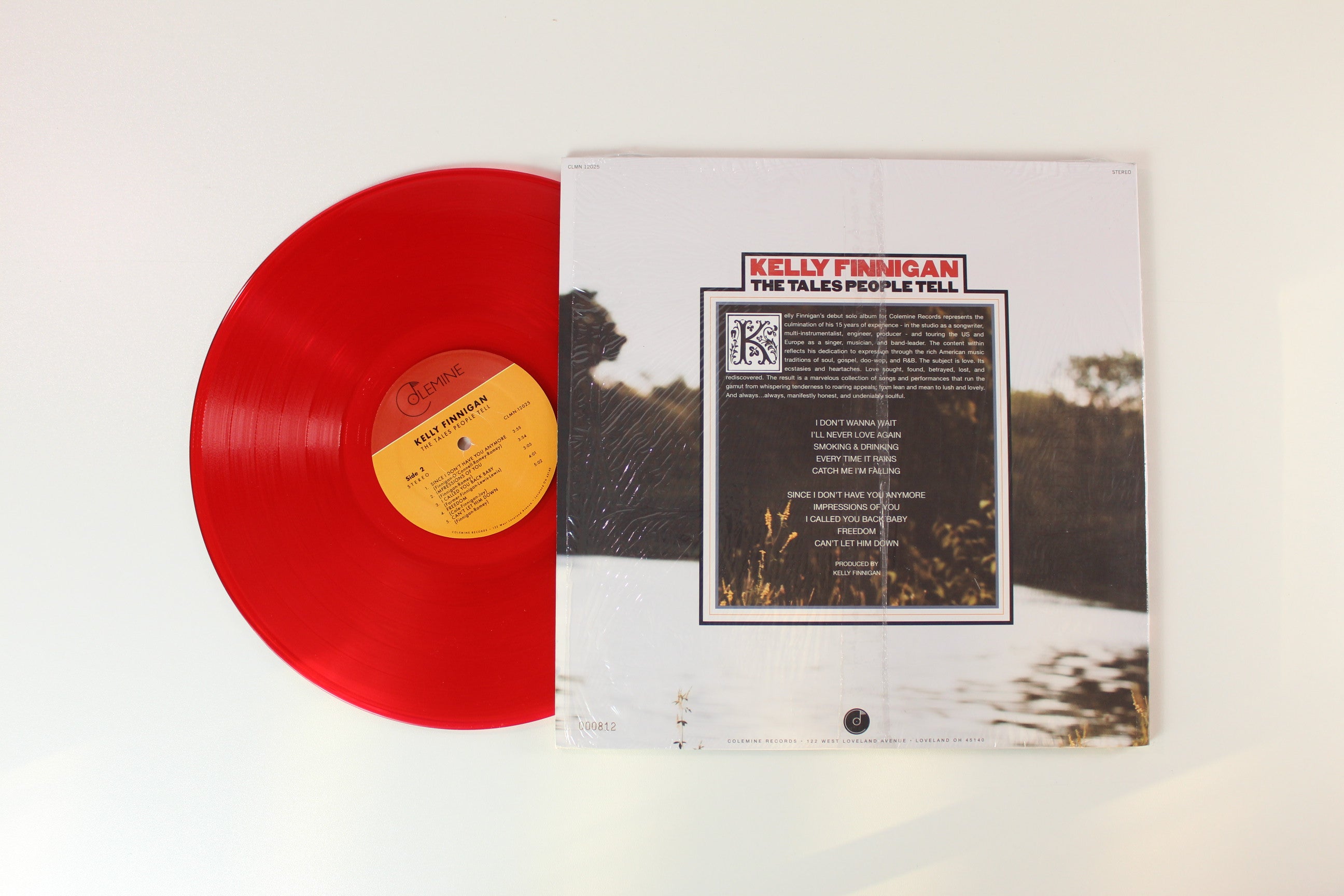 Kelly Finnigan - The Tales People Tell on Colemine Ltd Red Translucent Vinyl