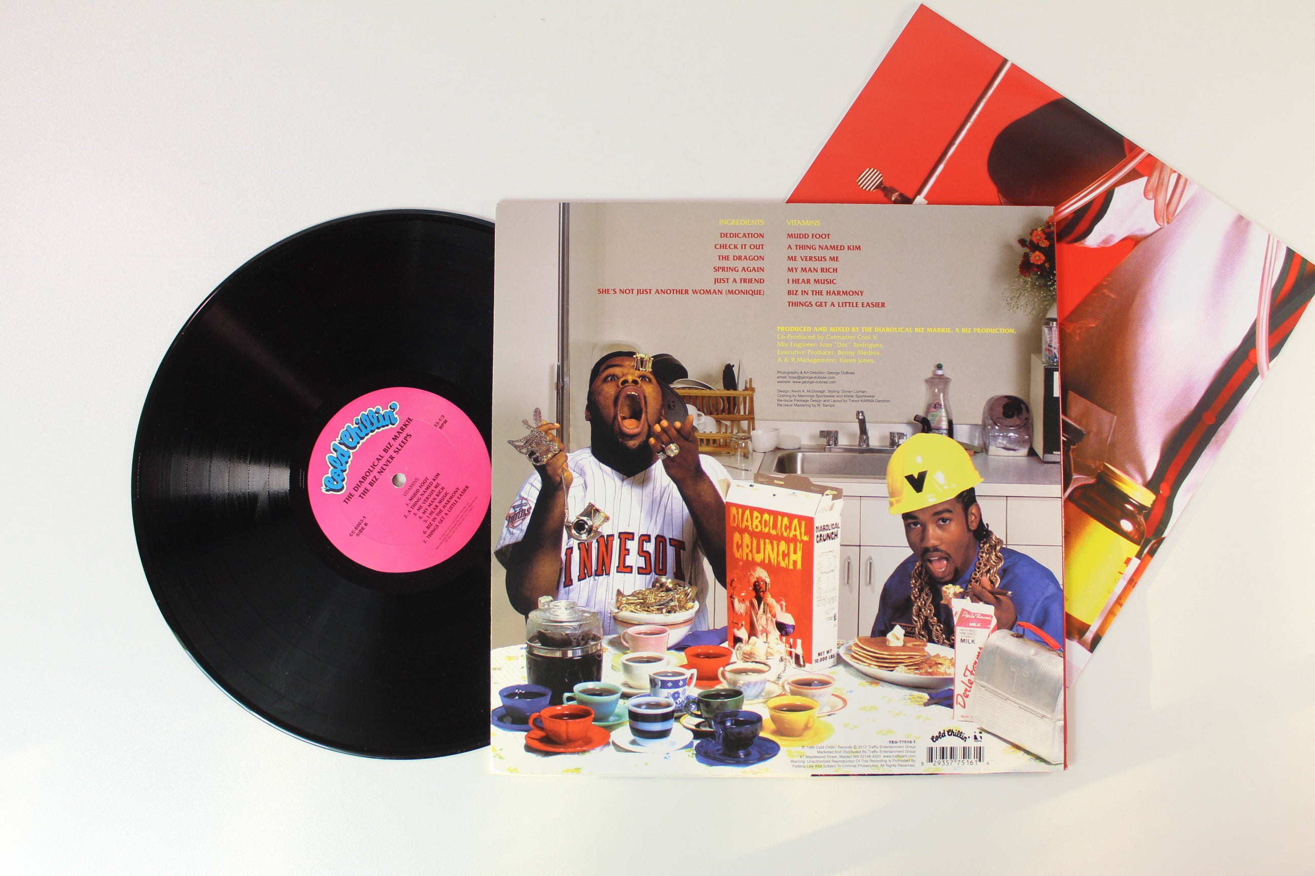 Biz Markie - The Biz Never Sleeps on Traffic Entertainment Group Reissue With Poster