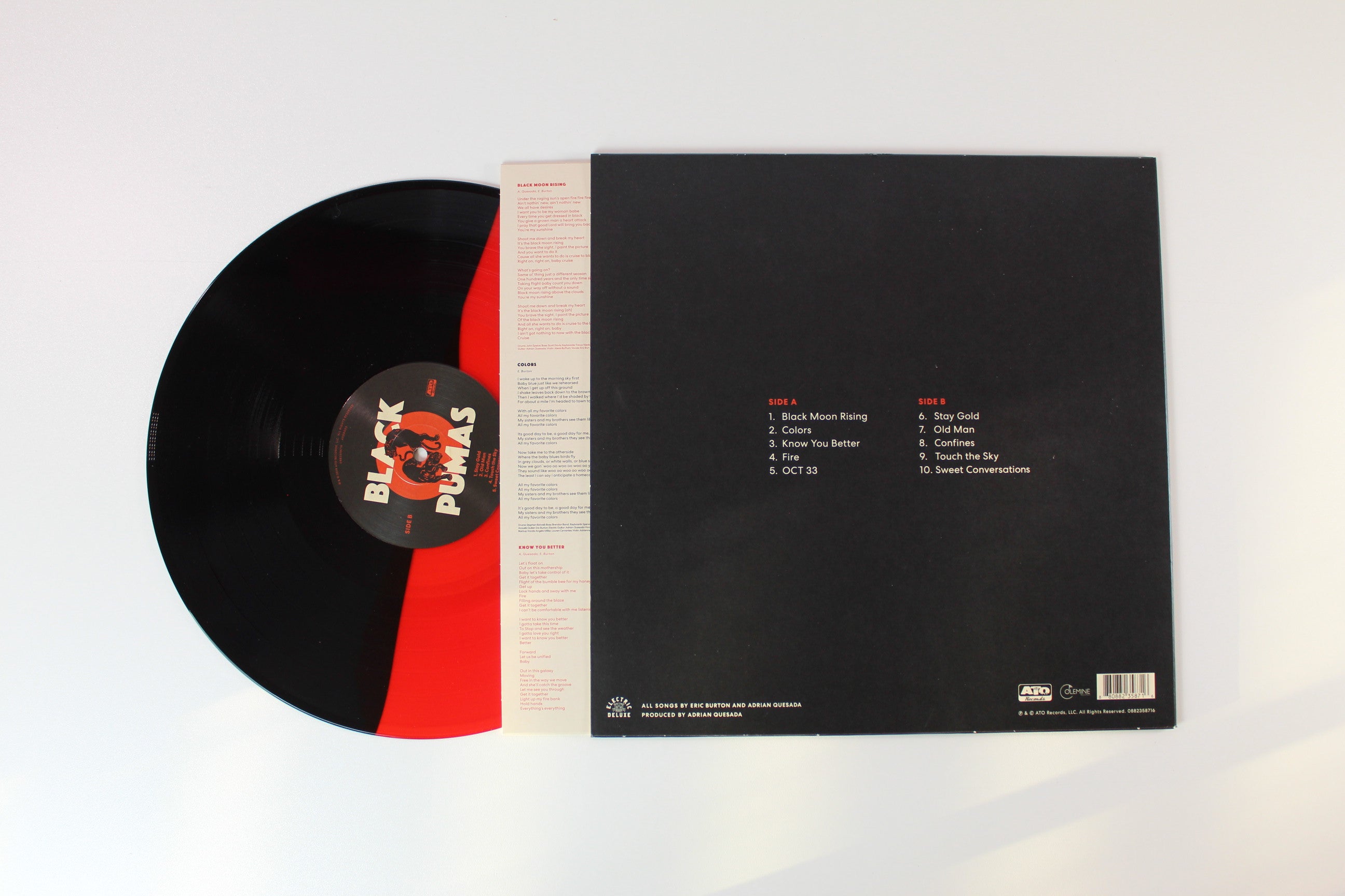 Black Pumas - Black Pumas on ATO Colemine Ltd Red & Black Split