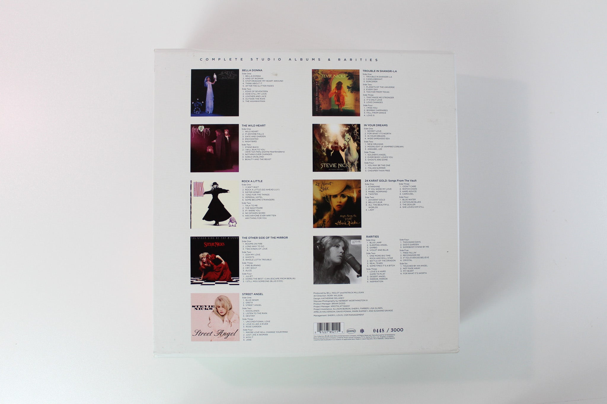 Stevie Nicks - Complete Studio Albums & Rarities Ltd. Numbered Reissue on Rhino Records Clear Vinyl Box Set