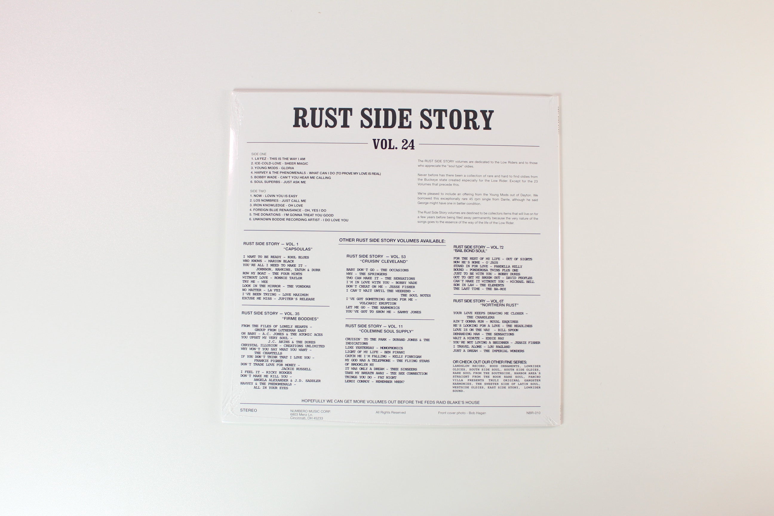 Various - Rust Side Story Vol. 24 on Numbero Ltd Scarlet Red Sealed