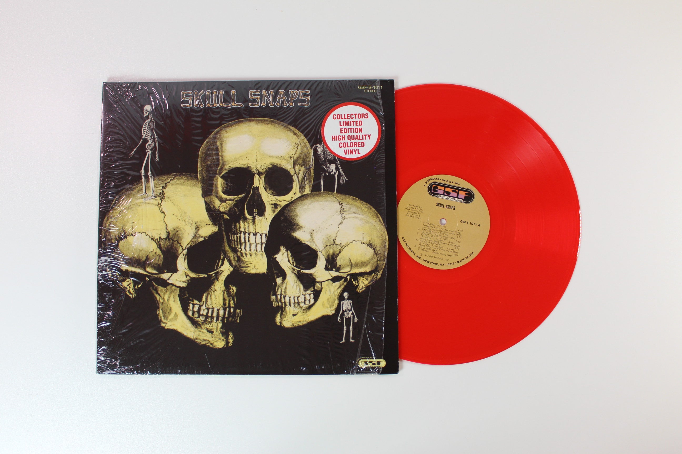 Skull Snaps - Skull Snaps on GSF Ltd Red Vinyl Reissue