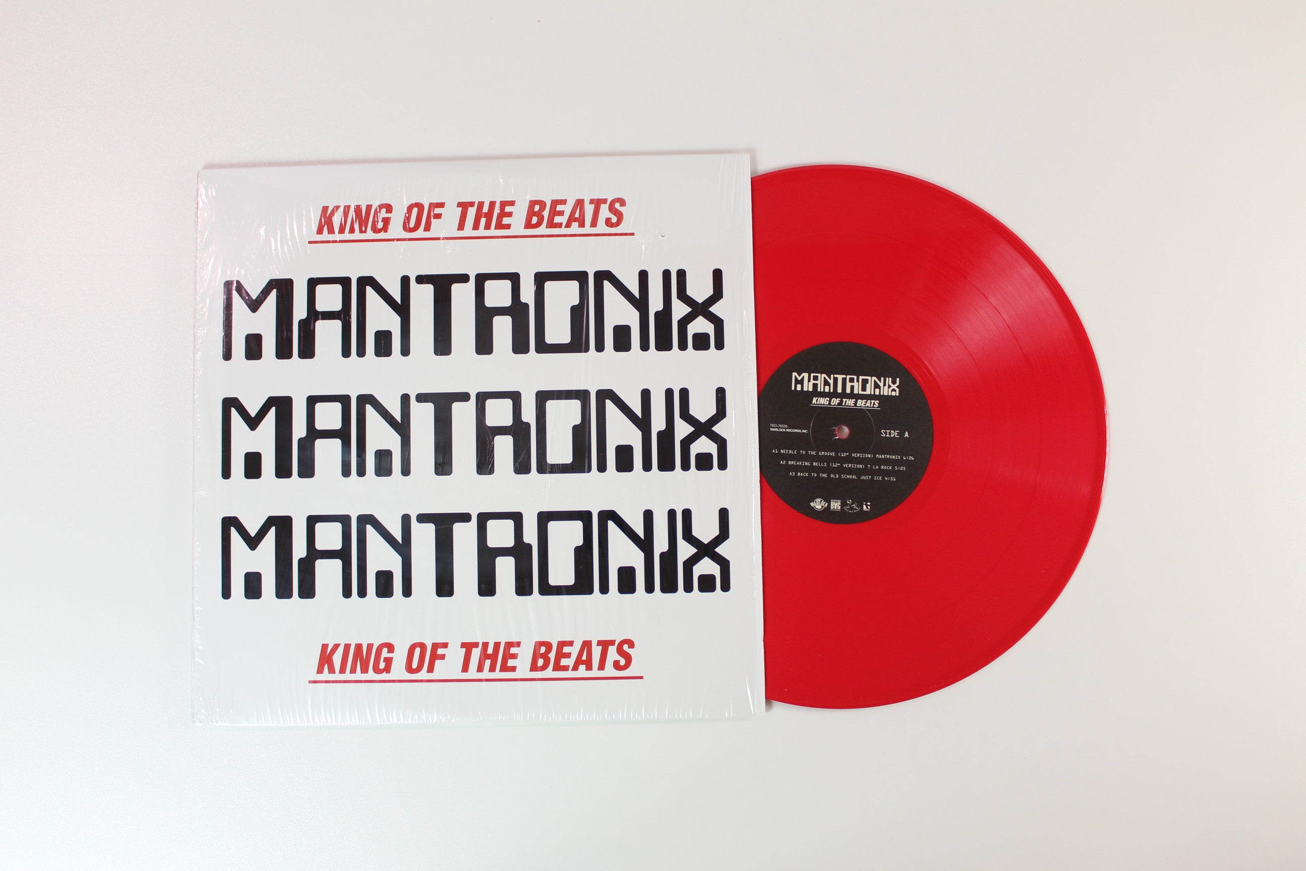 Mantronix - King Of The Beats : Anthology 1985 - 1988 on Traffic Entertainment Ltd White / Red Vinyl