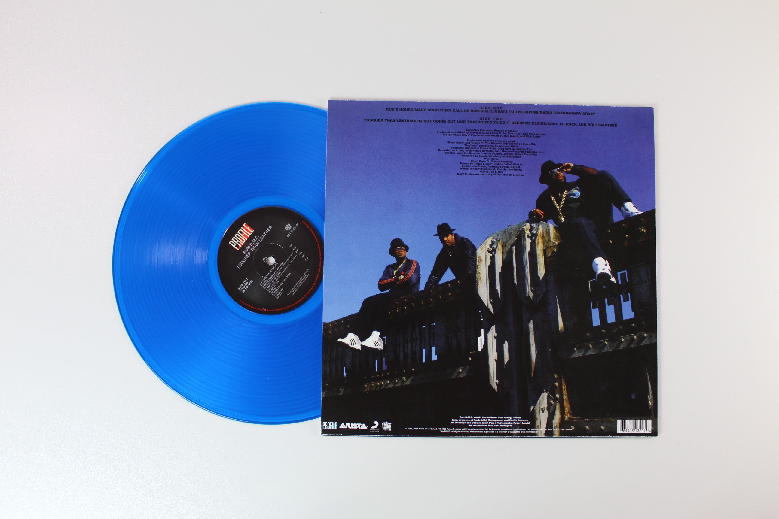 Run-DMC - Tougher Than Leather on Get on Down Blue Translucent Reissue