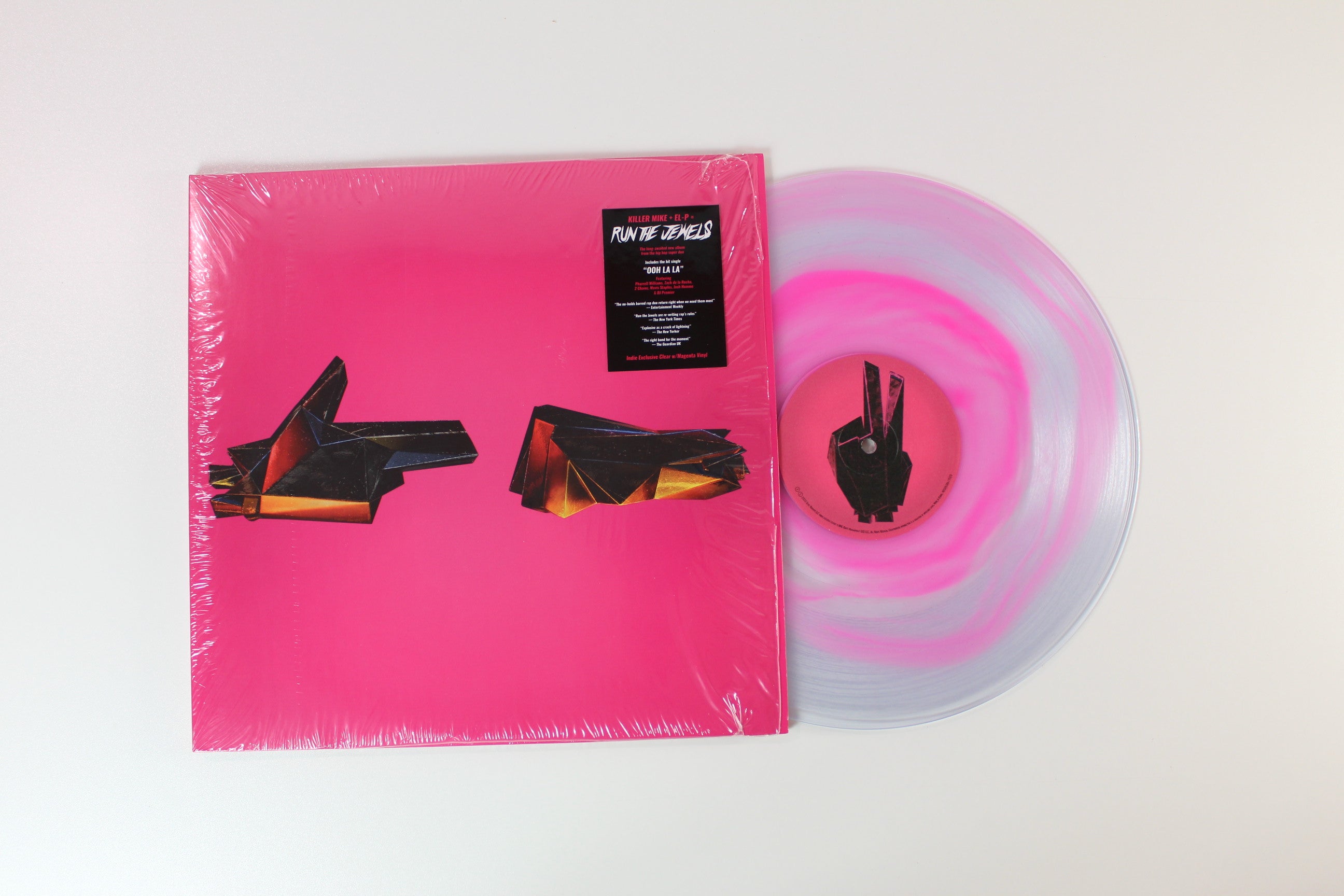Run The Jewels - Run The Jewels 4 on BMG Ltd Clear With Magenta Swirl