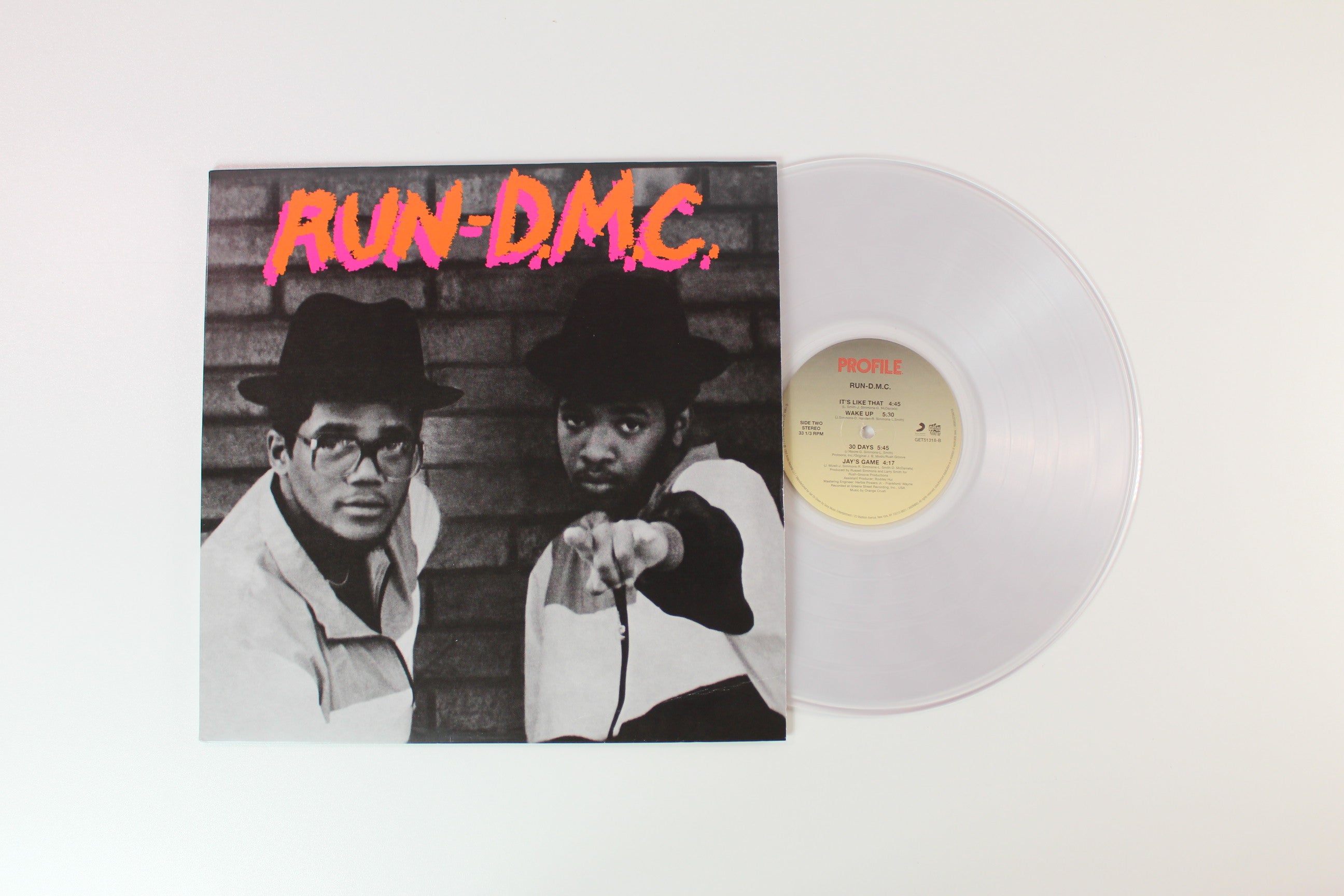 Run-DMC - Run-D.M.C. on Get on Down Clear Vinyl Reissue