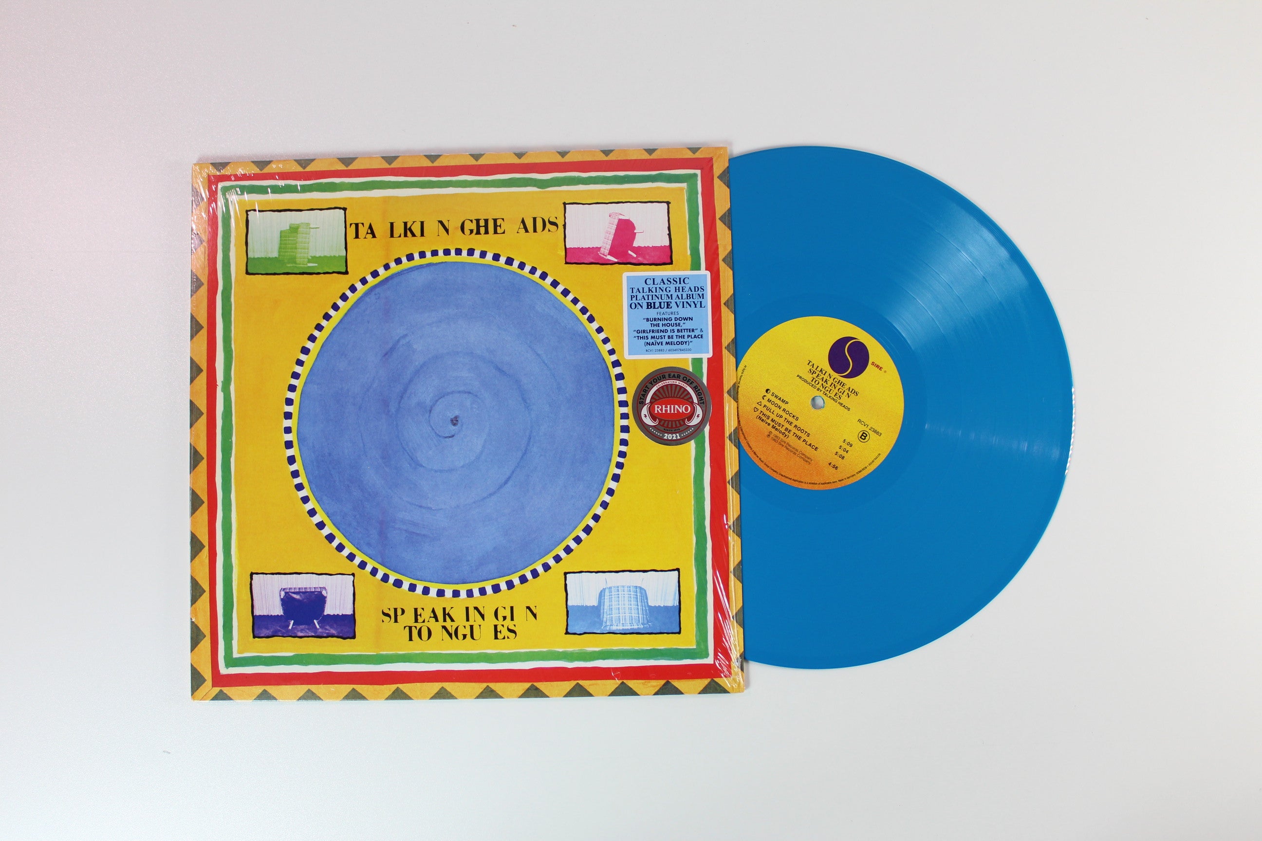 Talking Heads - Speaking In Tongues on Sire Rhino Ltd Blue Vinyl Reissue