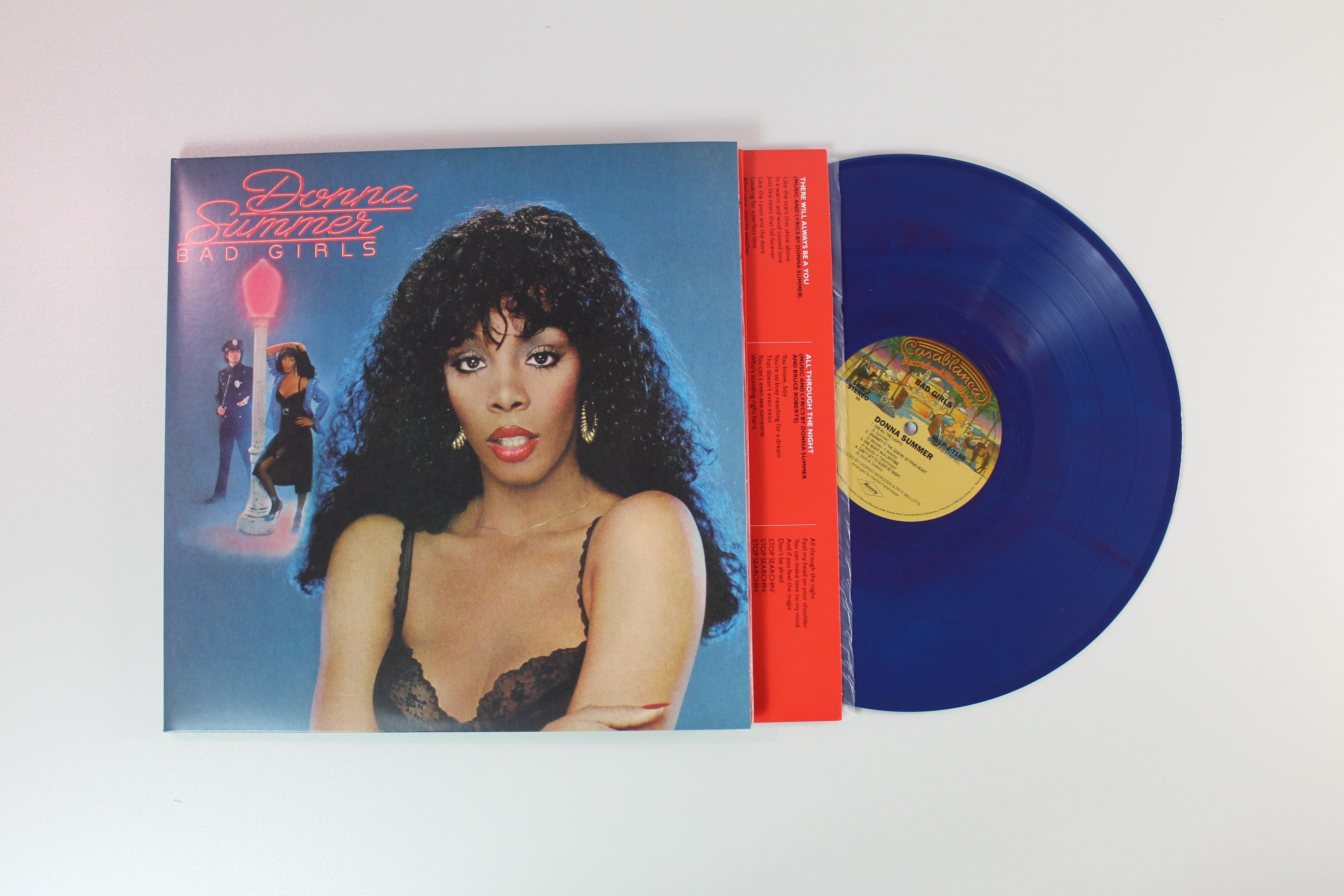 Donna Summer - Bad Girls on Casablanca Vinyl Me Please Ltd Numbered Blue & Red Galaxy Vinyl Reissue