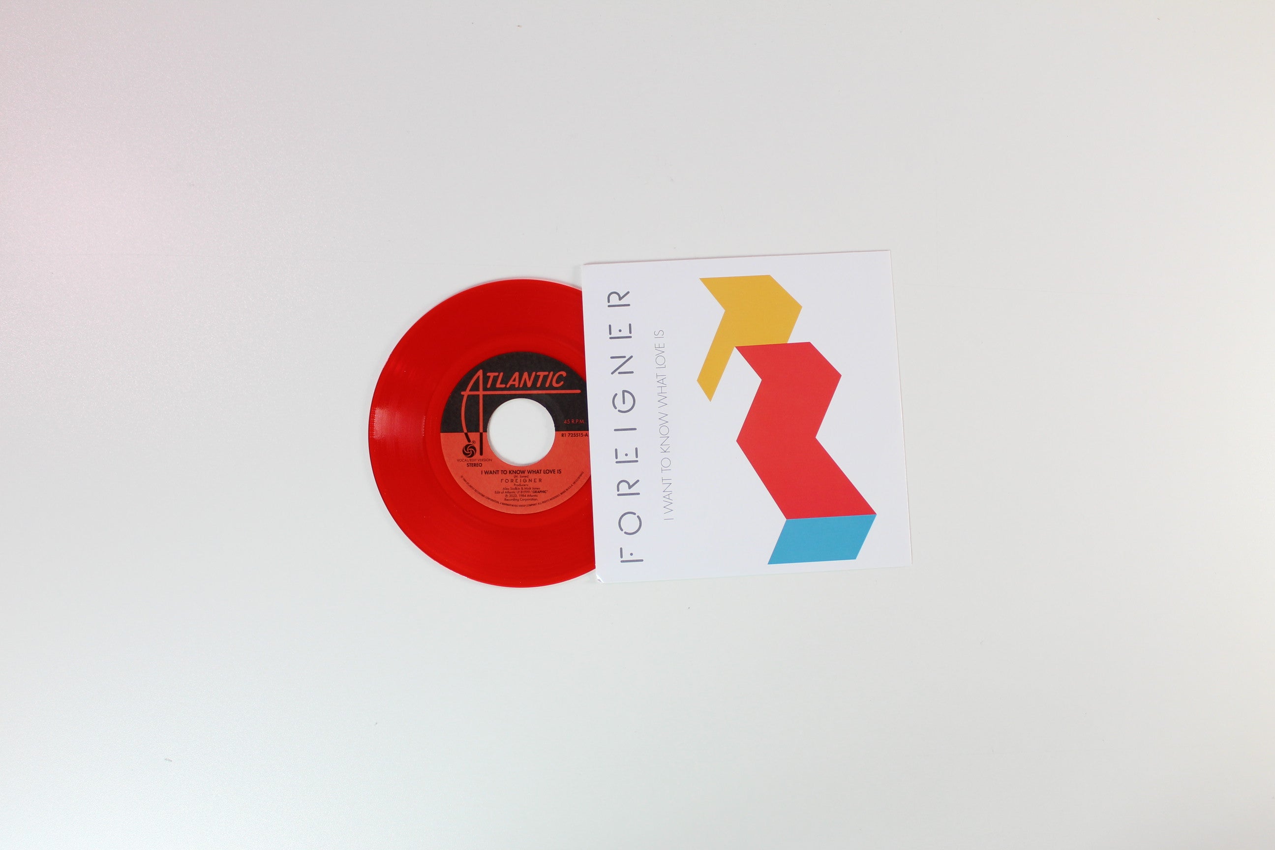 Foreigner - Agent Provocateur on Atlantic Translucent Rhino Red Reissue With Bonus 7"